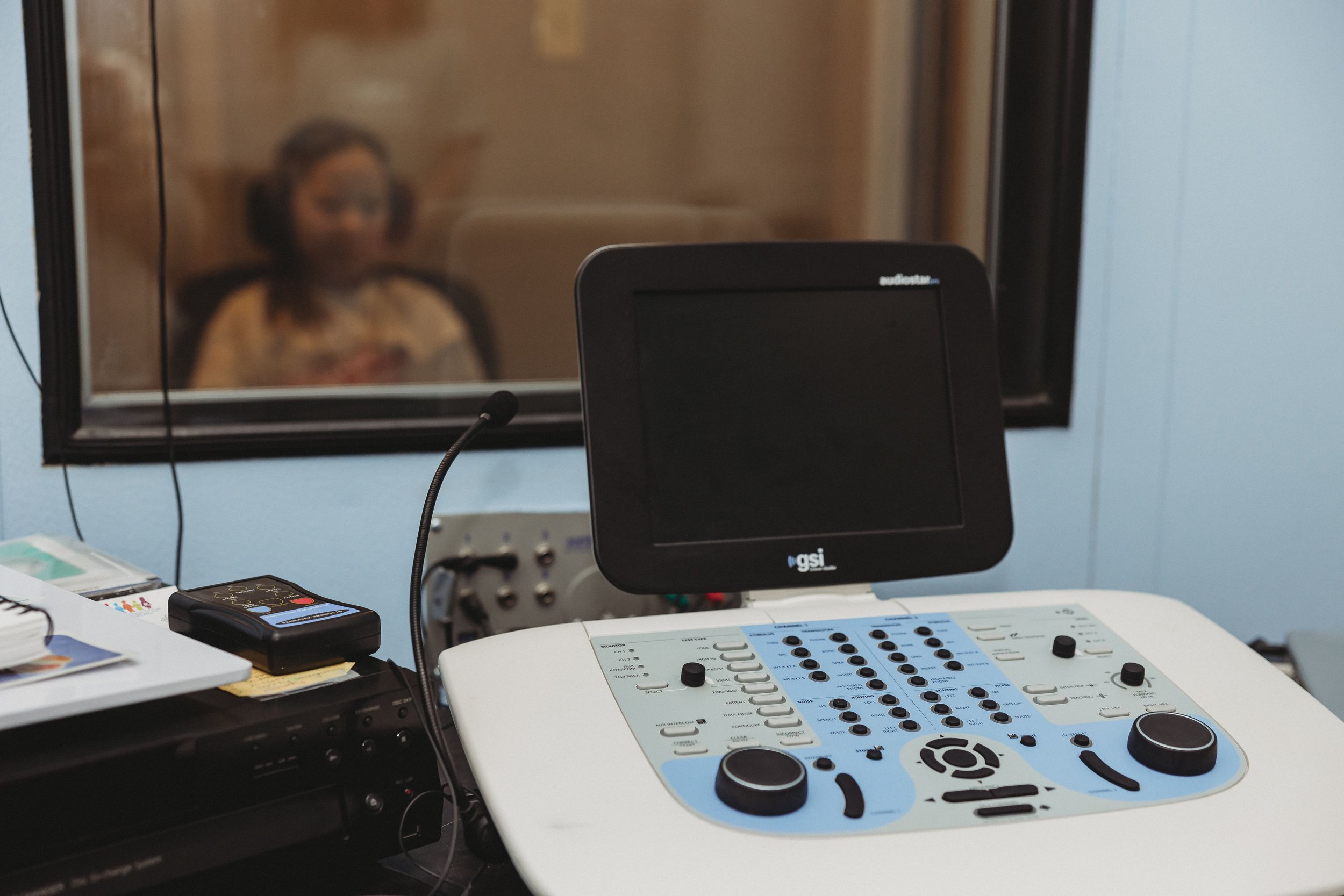  audio equipment at a therapy facility focused on children in east peoria illinois 