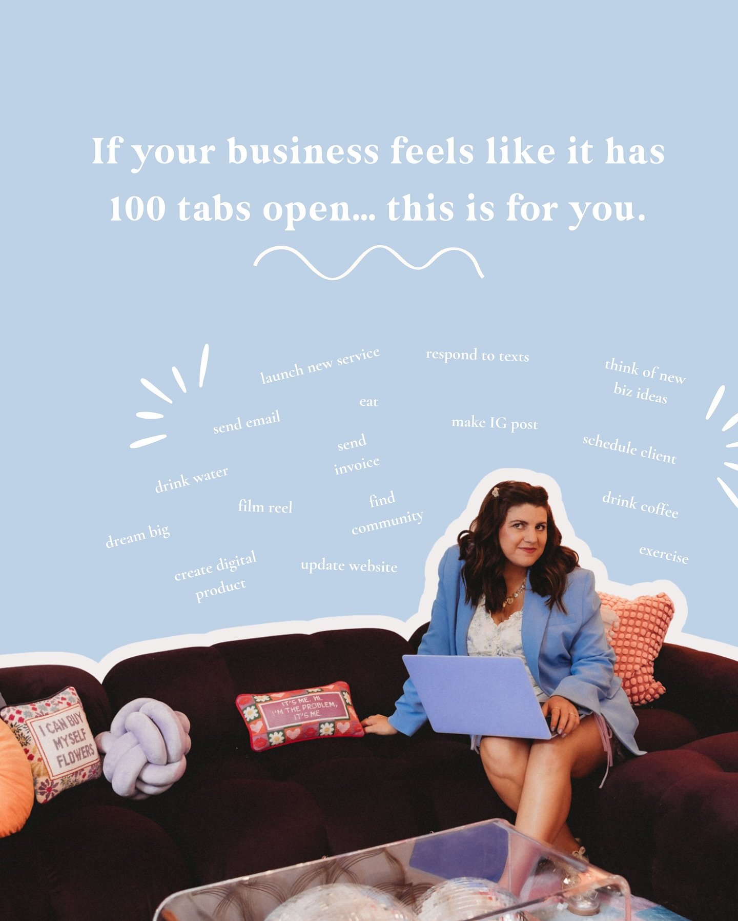 A brand new experience - the brand blueprint is here ✨👀🤗

If running your business feels like juggling 100 tabs at once&hellip; this is for you.
Over the past year, I&rsquo;ve watched so many business owners trying to grow, show up, post content, u