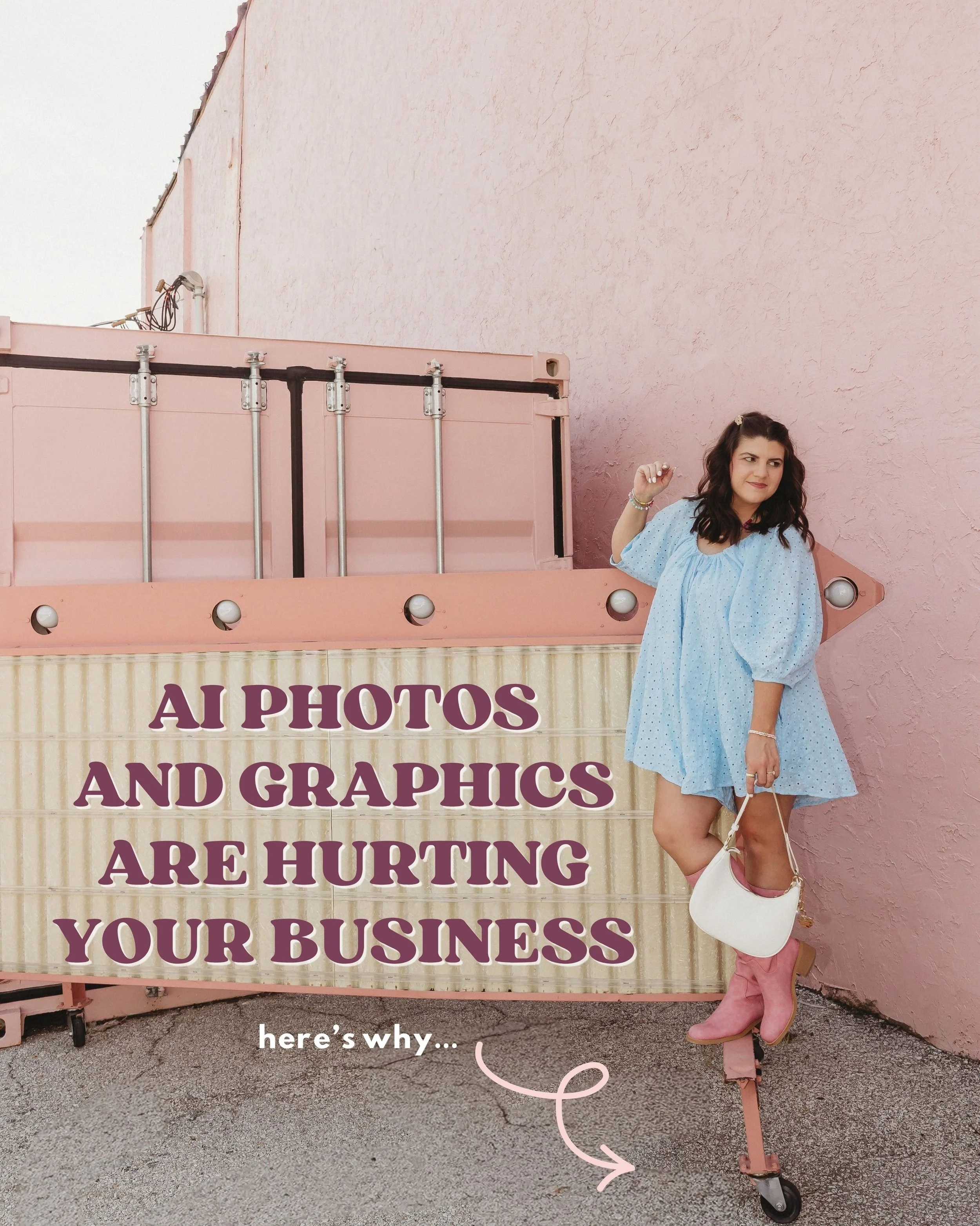 I think we can all agree that AI is everywhere!! And after many conversations online, I&rsquo;ve decided to make a post on why I think AI is hurting your business&hellip; 🫣

Specifically speaking to graphics and AI generated photos. There is absolut