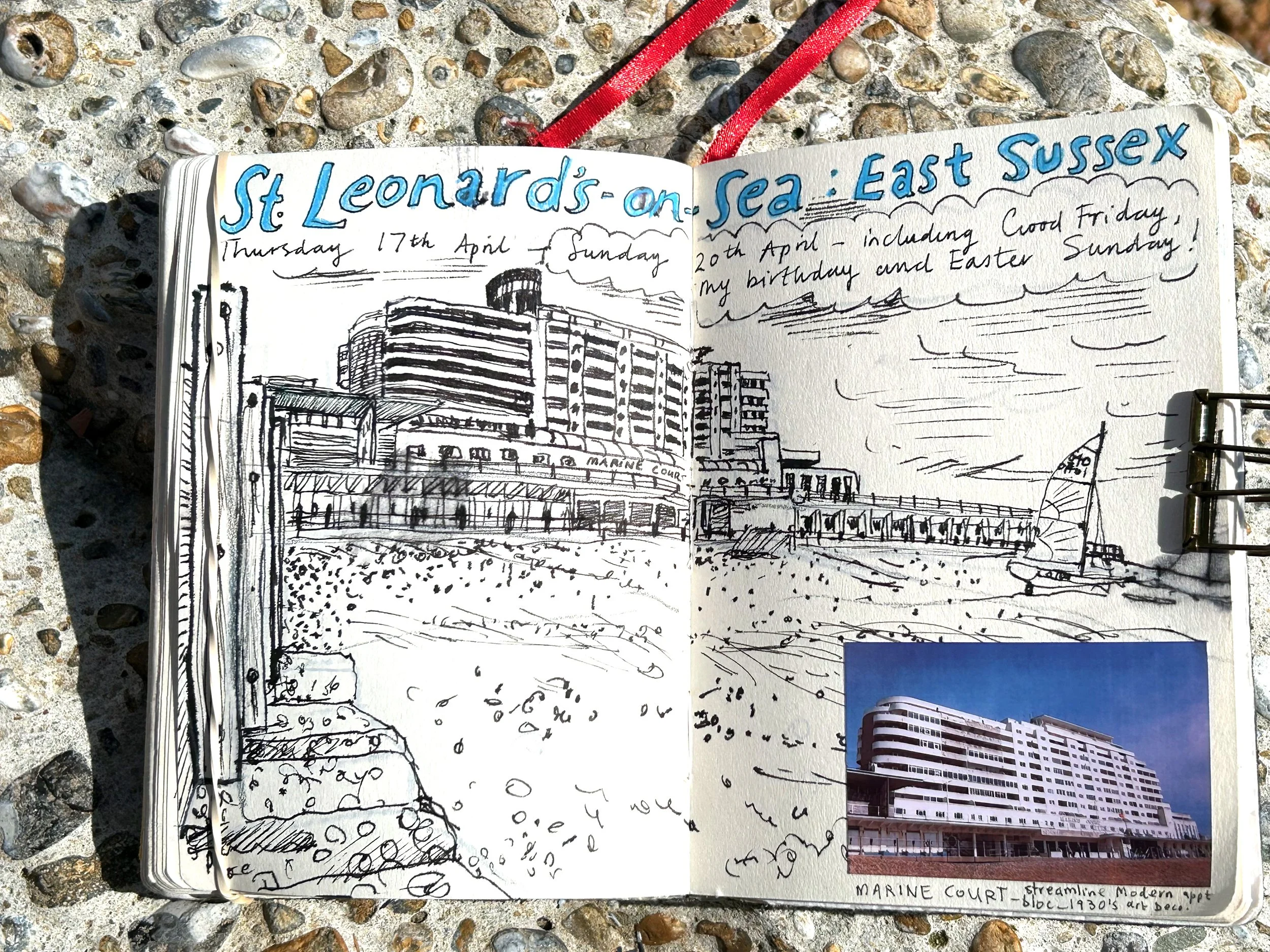 St. Leonard's-on-Sea, East Sussex
The Marine Court building from the beach.
