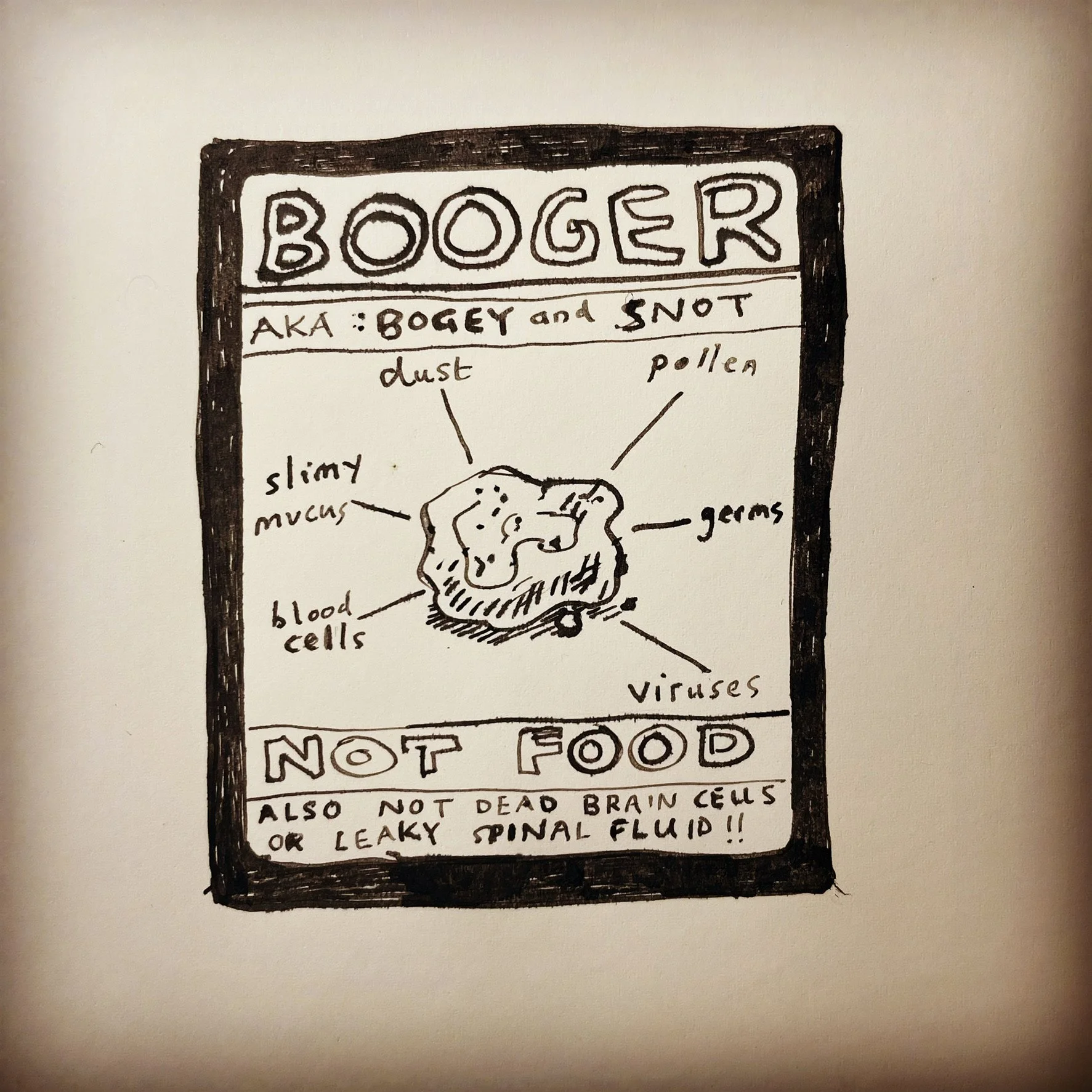 DAY 23: BOOGER