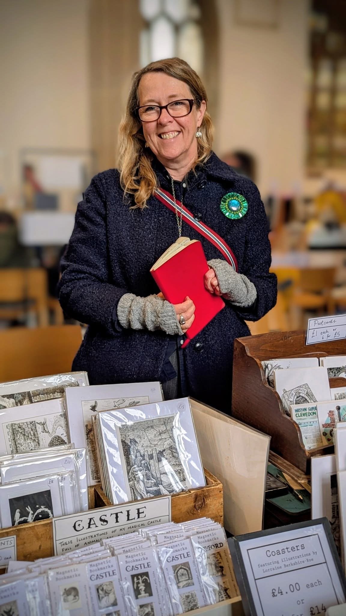 St John's The Baptist Church Market. Glastonbury.