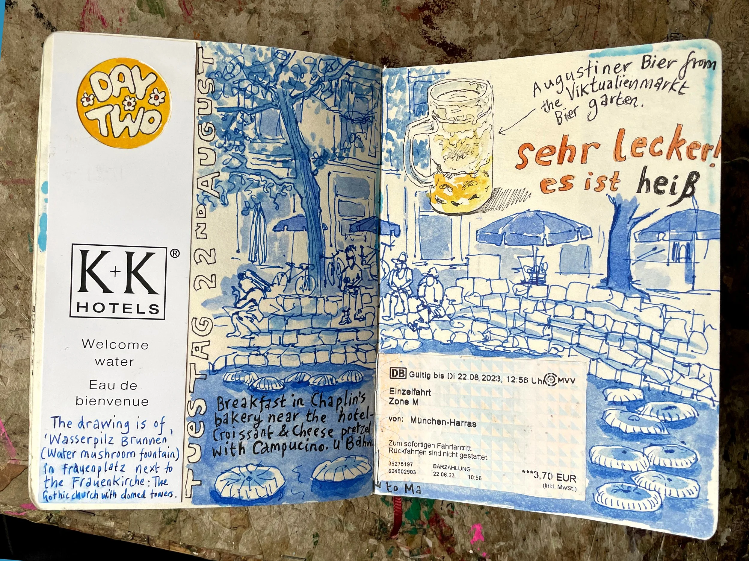 MUNICH: Day 2 - bier gartens and churches