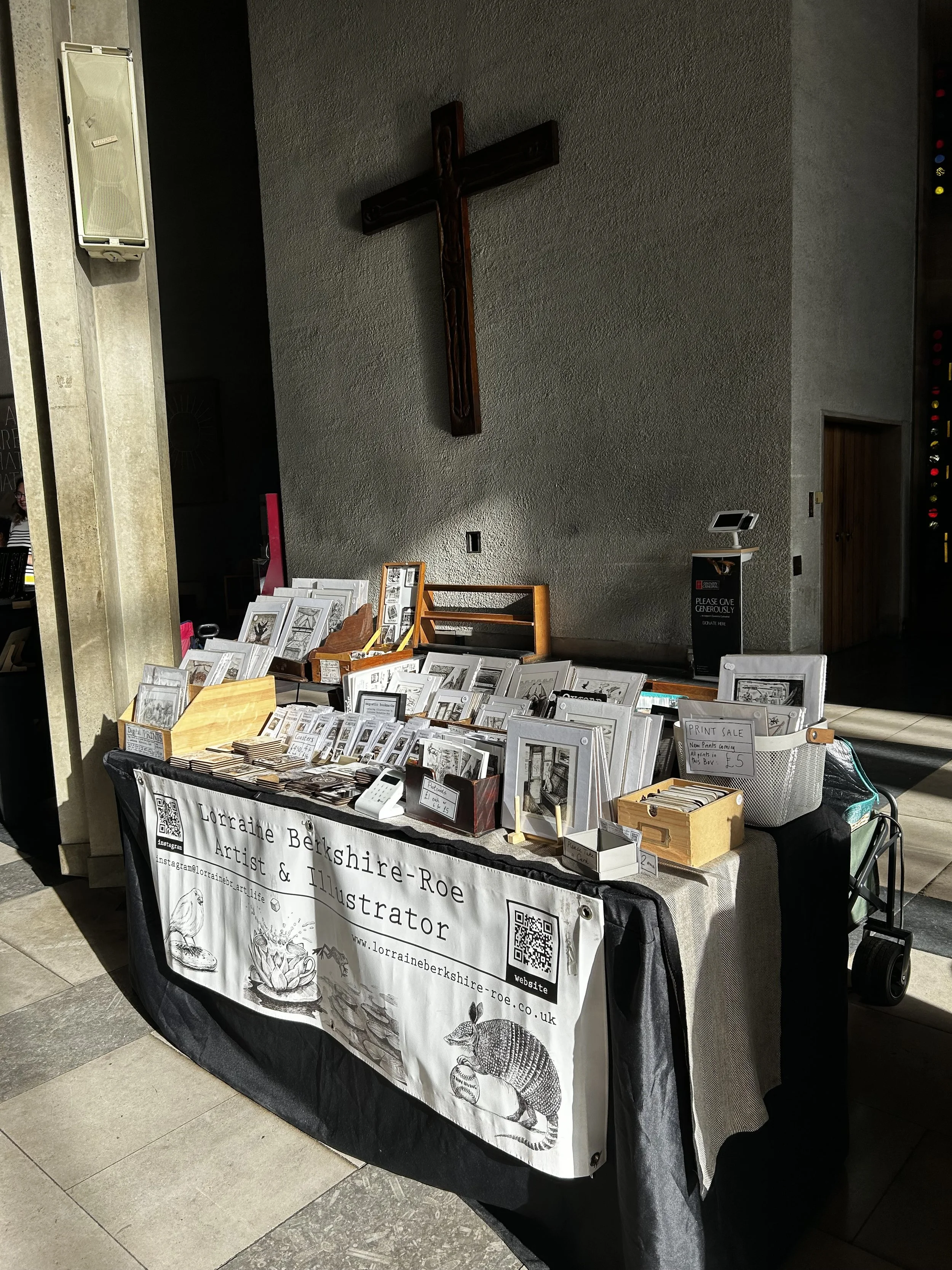 Coventry Craft and Flea, Coventry Cathedral. October 2025