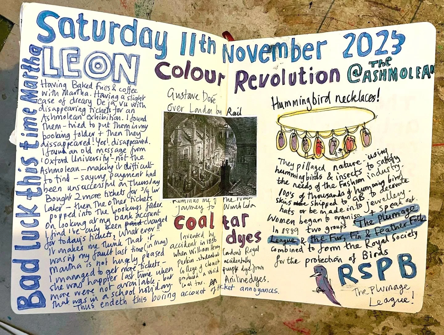 These are some notes I made at the Victorians colour exhibition at The Ashmolean Museum in Oxford.