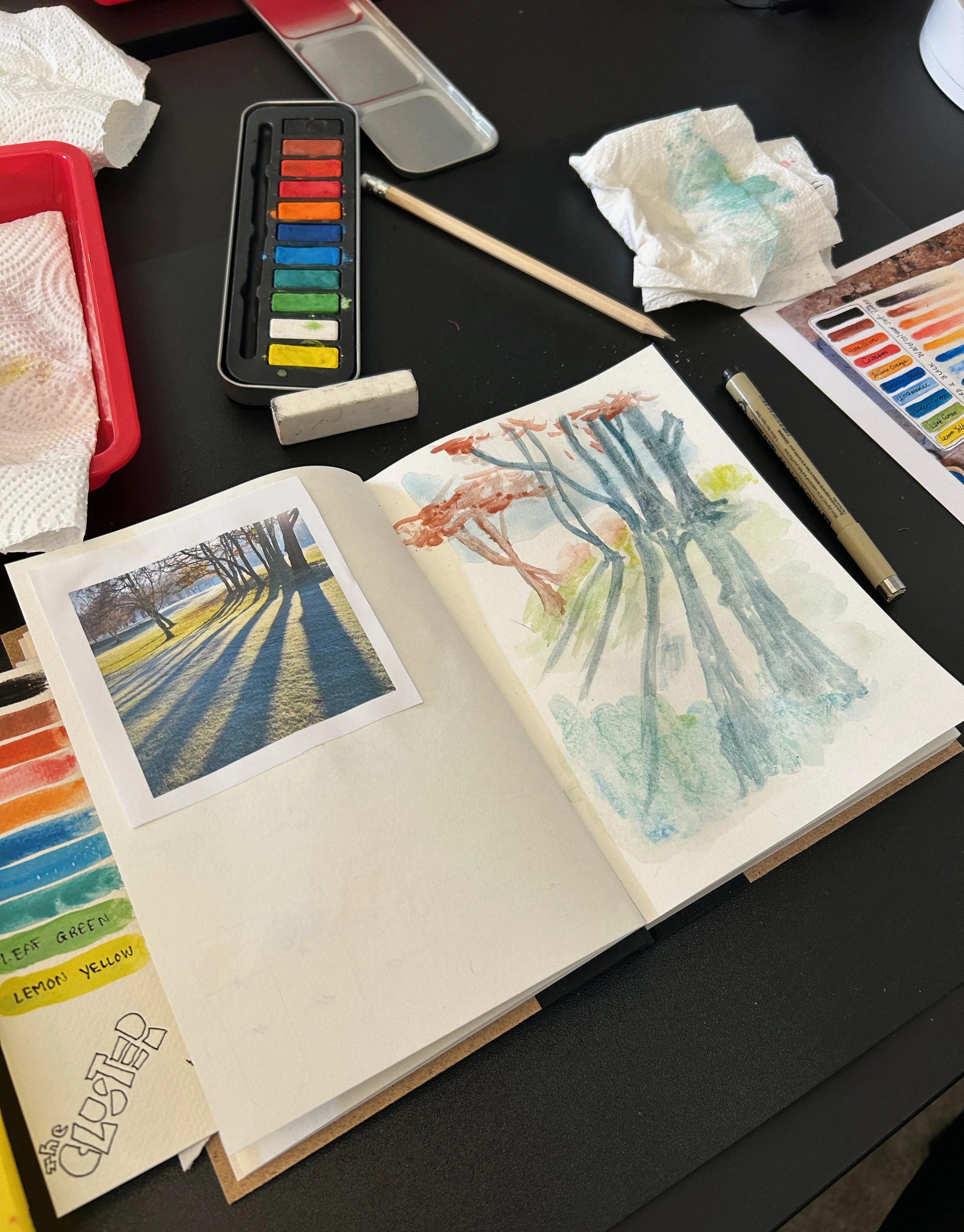 Workshop 2: 09/05/26  WATER COLOUR PAINTING.