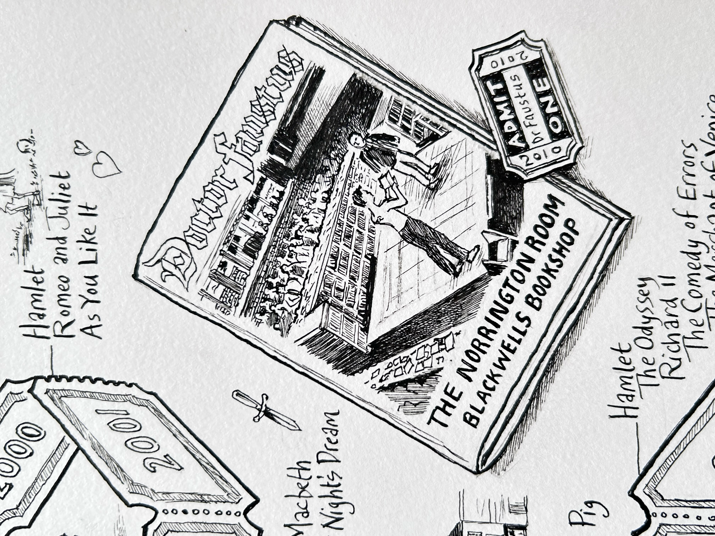 Doctor Faustus at Blackwell's Bookshop.