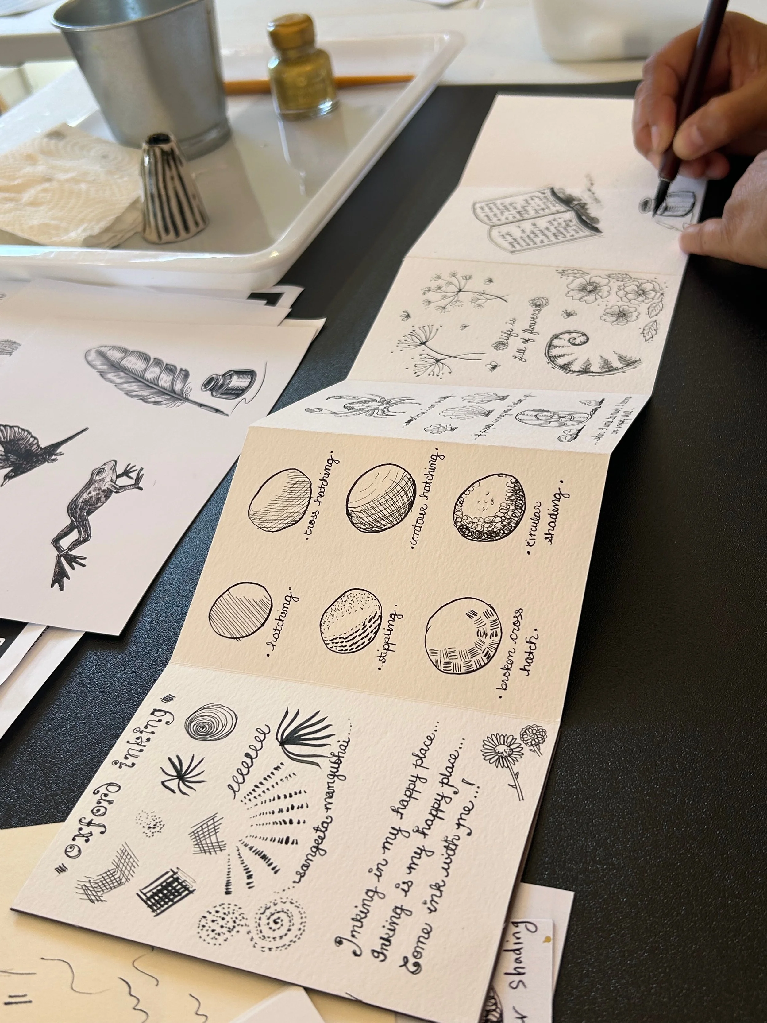 Workshop 6: 11/07/26 Dip Pen & Ink Drawing