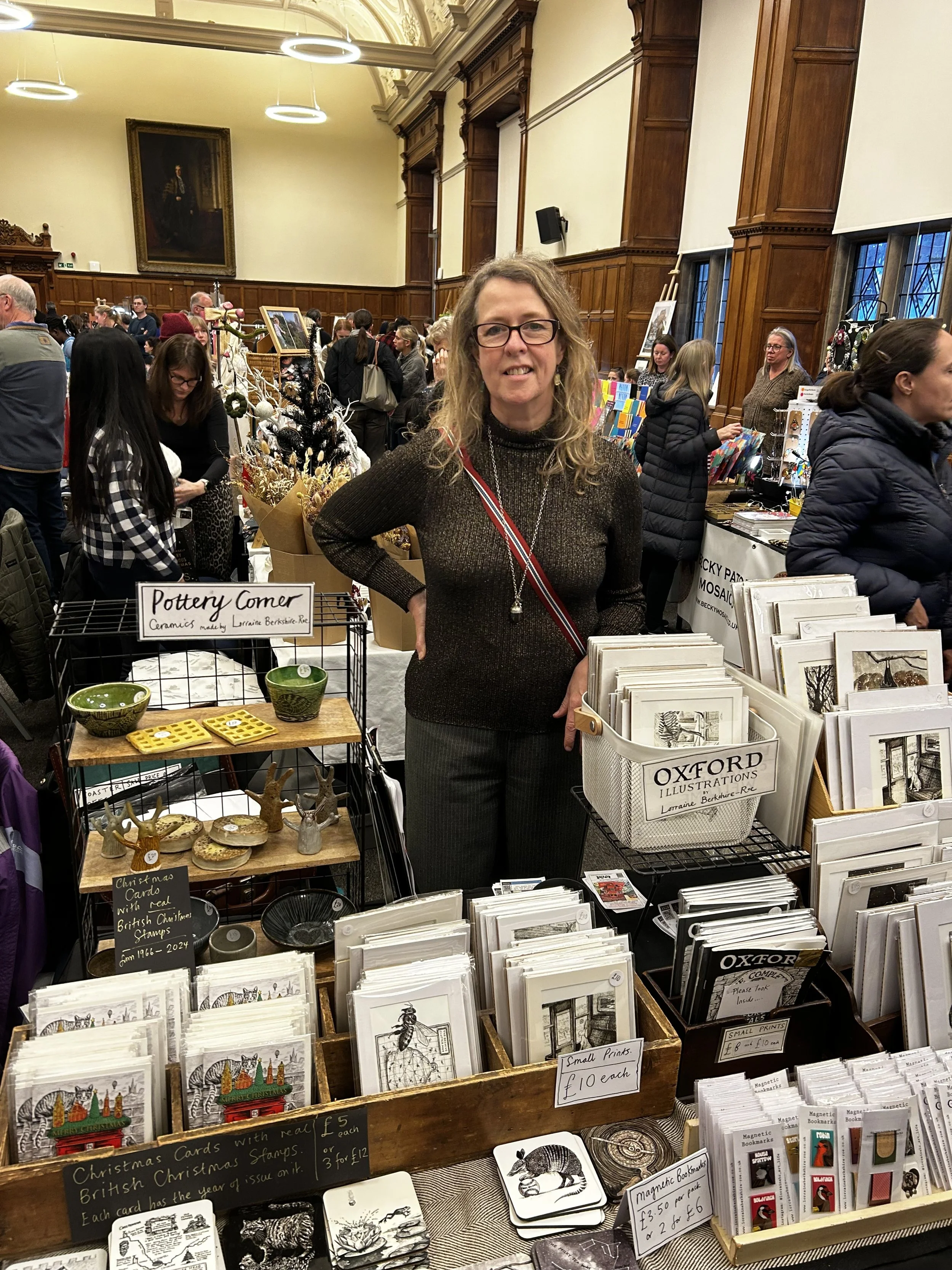 The Etsy Christmas Fair, Examination Halls, Oxford. November 2025
