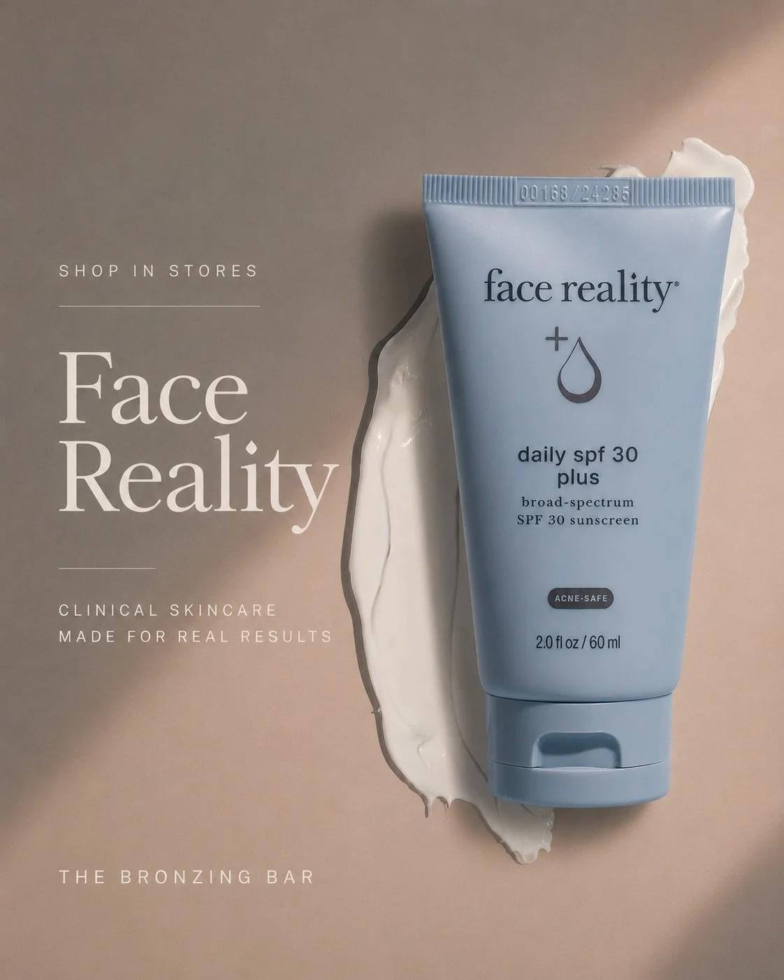Hot weather, high UV is here &amp; we&rsquo;ve got your back. Face Reality SPF is now available in stores at The Bronzing Bar.

From lightweight daily protection to mineral formulas made for sensitive, acne-prone skin, these are sunscreens that actua