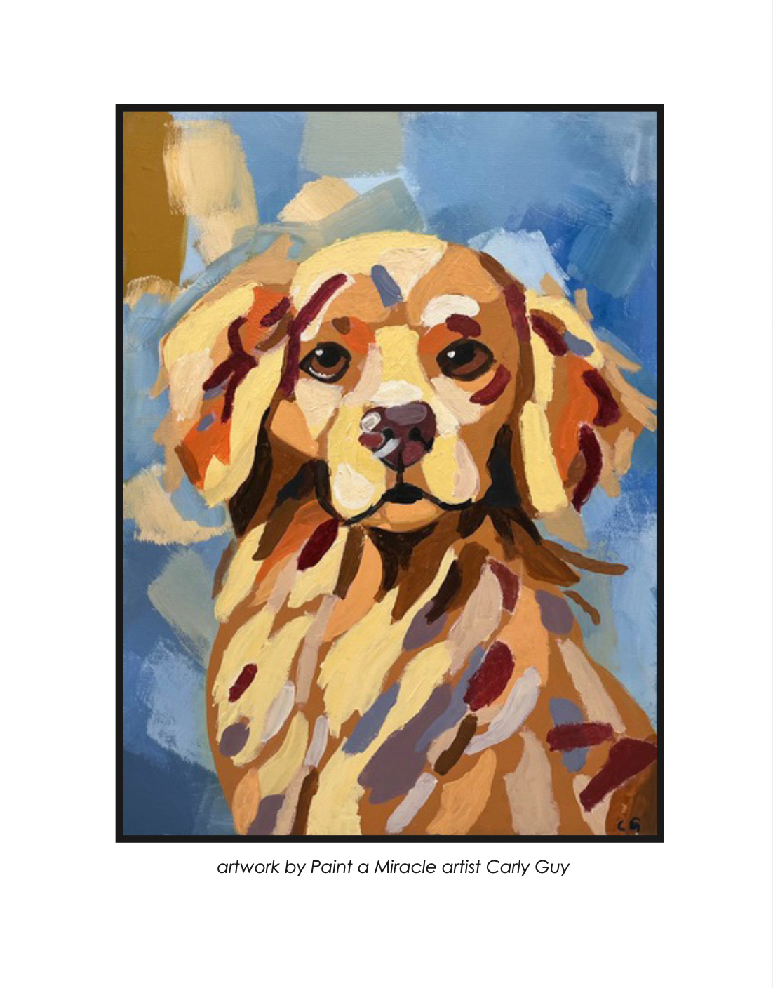 Golden Dog Blank Notecards 5 pack (#239)