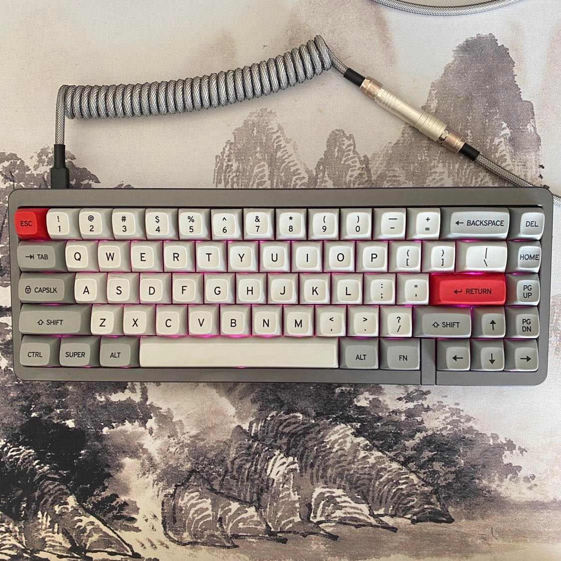 Keyboard built by Tien
