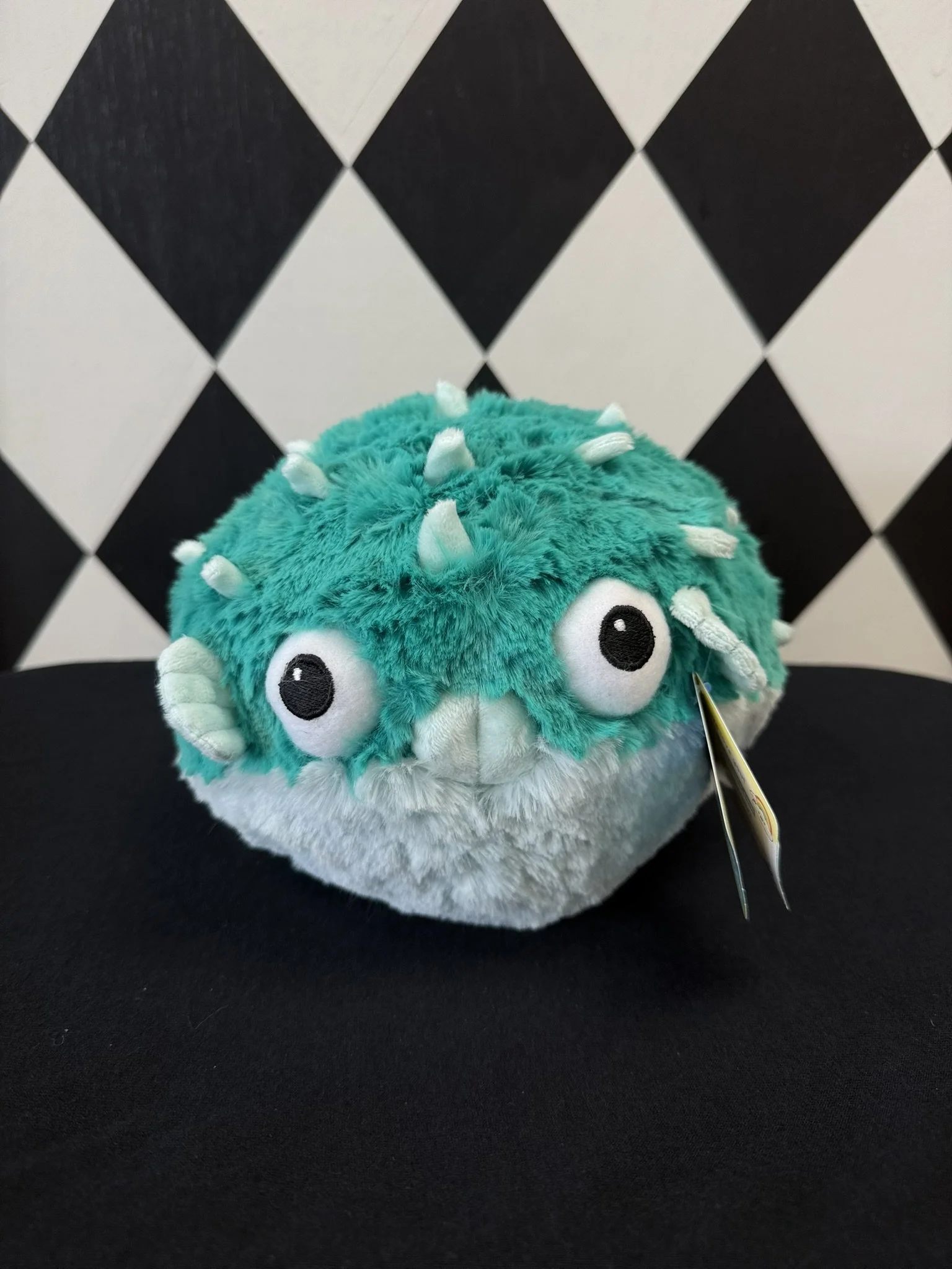 Mini Squishable Teal Pufferfish