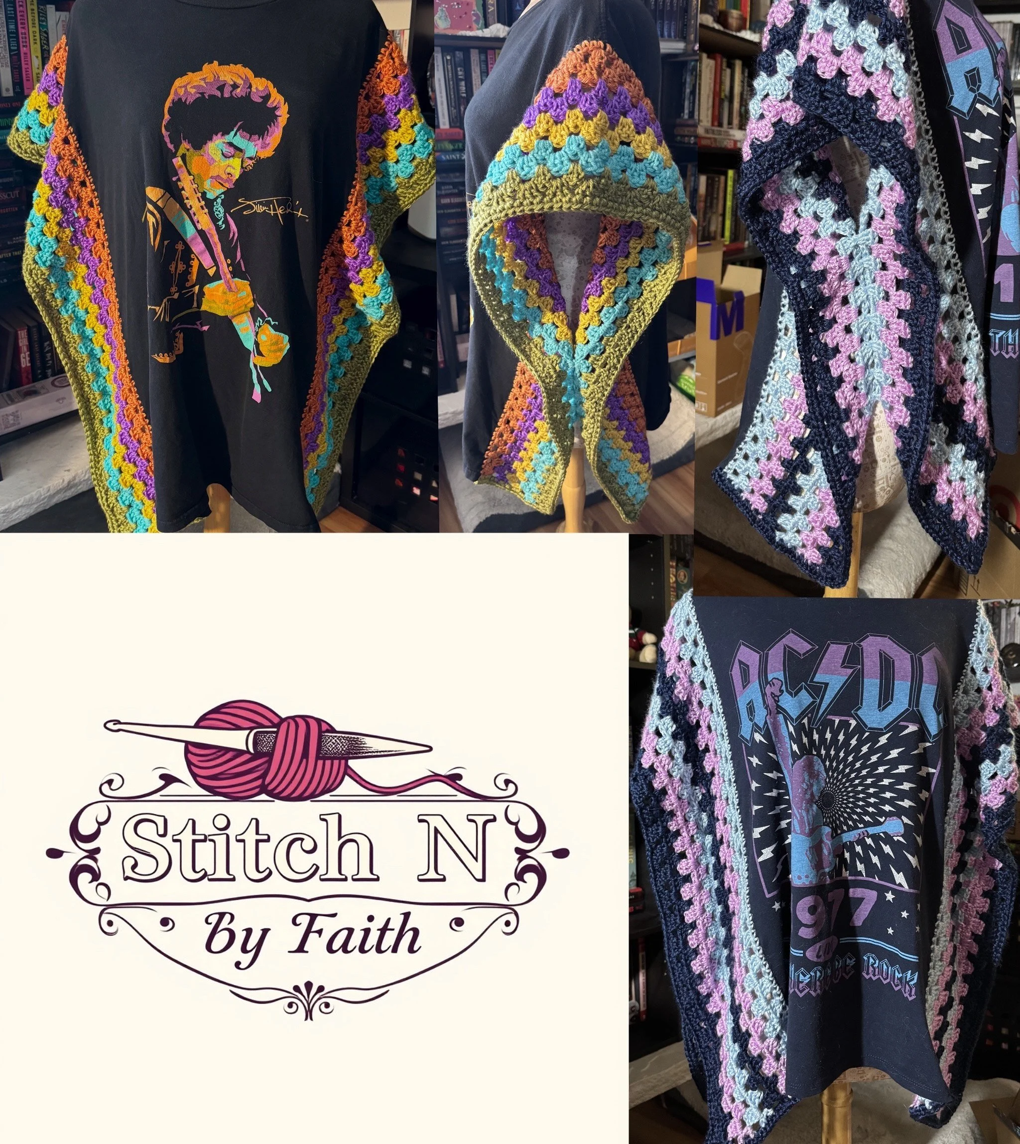 Granny Stitch Upcycled T-shirt PDF Pattern