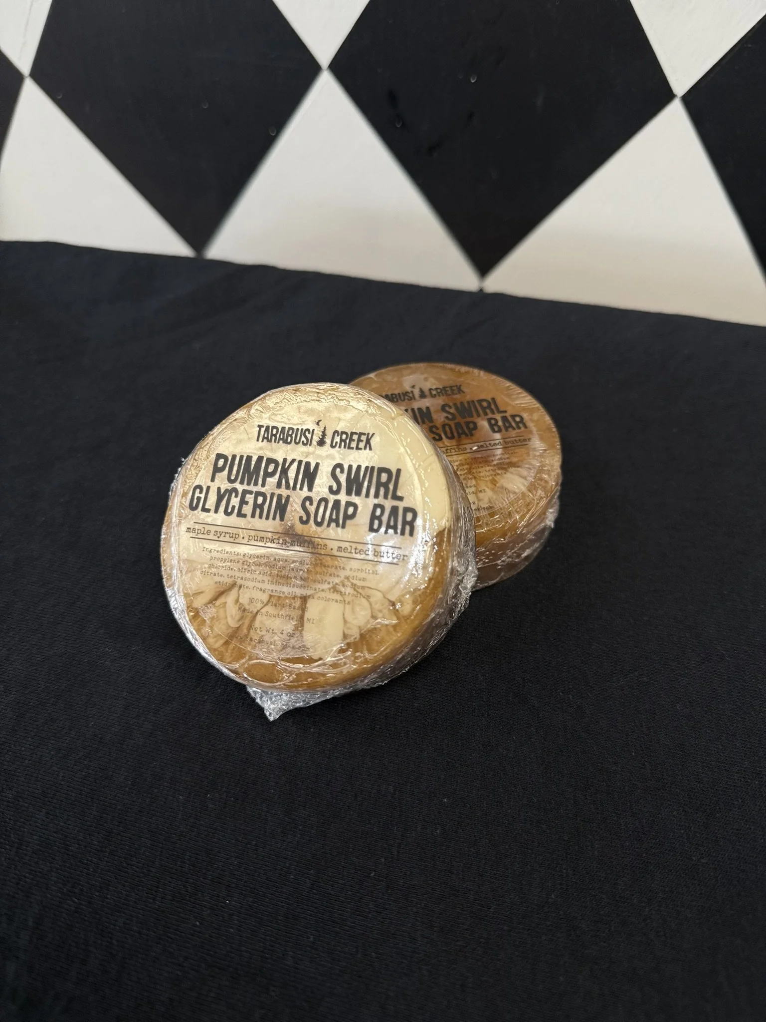 Pumpkin Swirl Glycerin Soap Bar