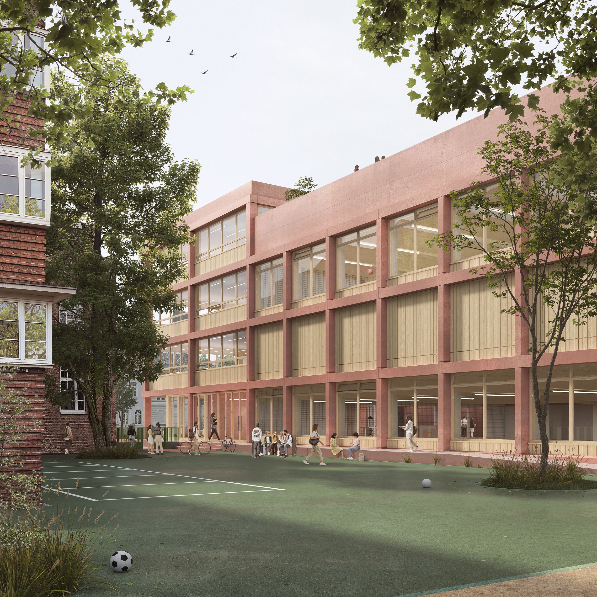 Heide & von Beckerath, Schulwettbewerb in Essen