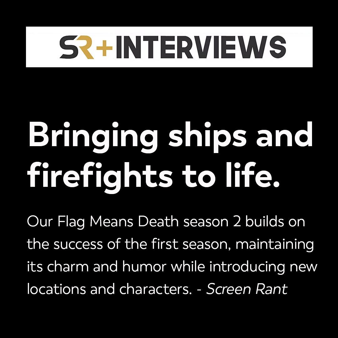 Expanding the seafaring world of #OurFlagMeansDeath 
Screen Rant spoke to Damian Del Borrello of Pinnacle Post about jumping aboard #OFMD season 2.

All episodes now streaming.

@ourflagonmax @streamonmax 
@neon_nz 
#nzfilm #streamonmax
