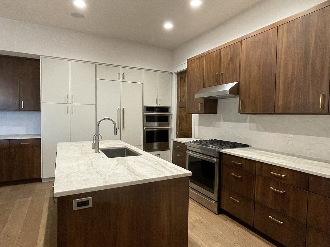 New, Custom Built, Lighter Cabinetry