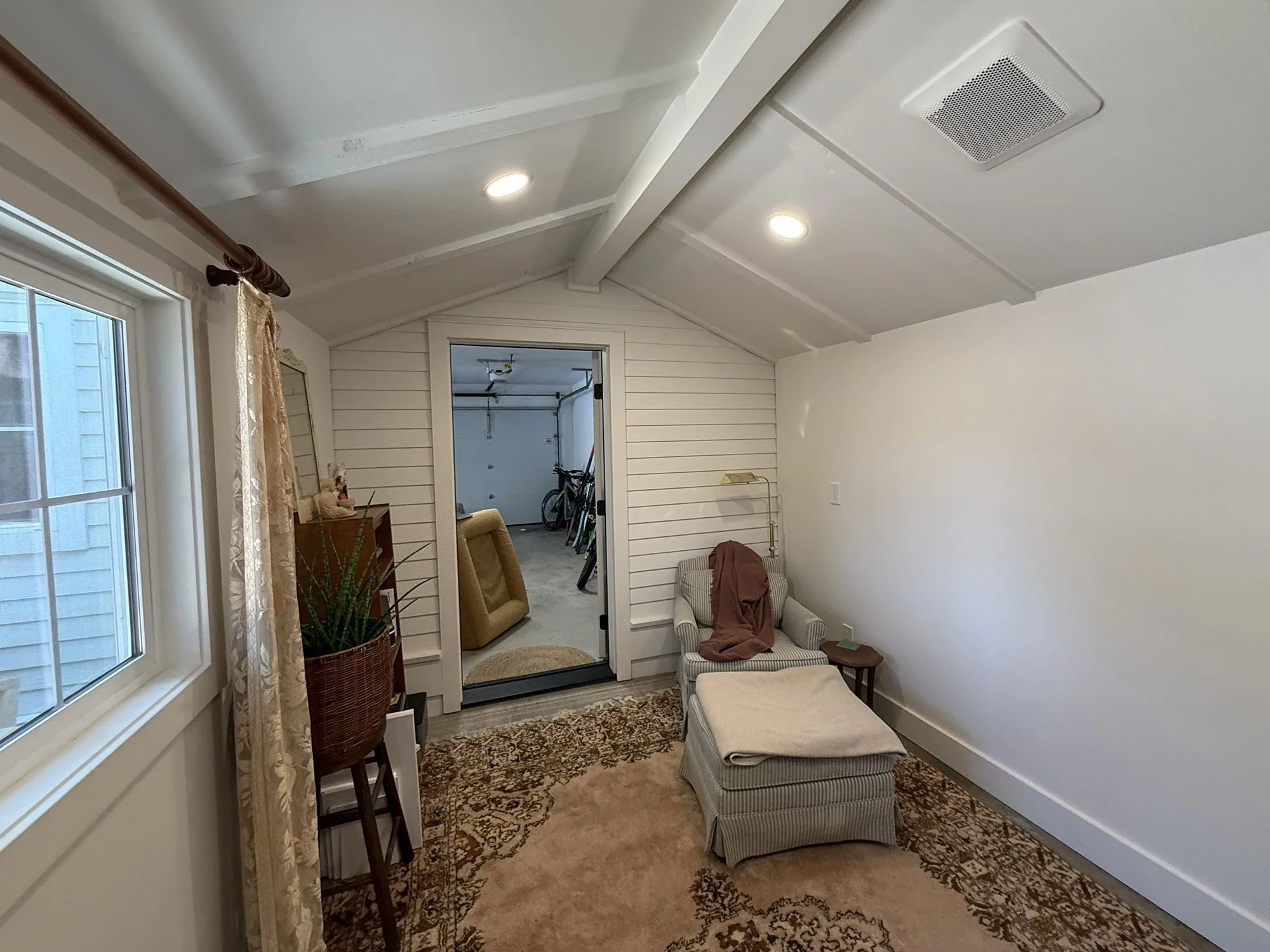 After—View into Garage