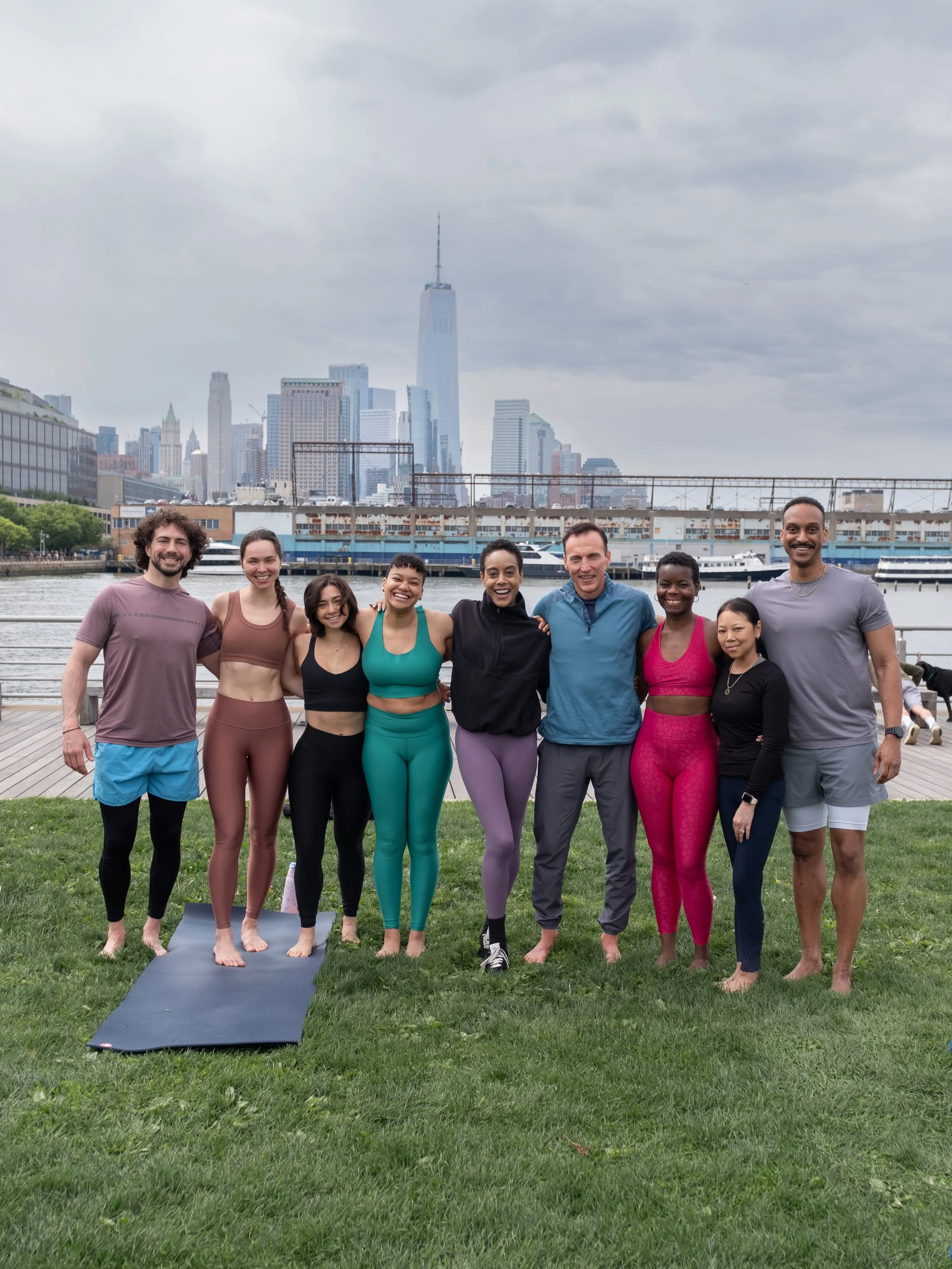 We showed up to do yoga. The park had other plans. 😅

Yoga class got cut short by @hudsonriverpark enforcement &mdash; but here&rsquo;s the thing about living with lupus: you learn real fast that nothing goes according to plan. You adapt. You pivot.