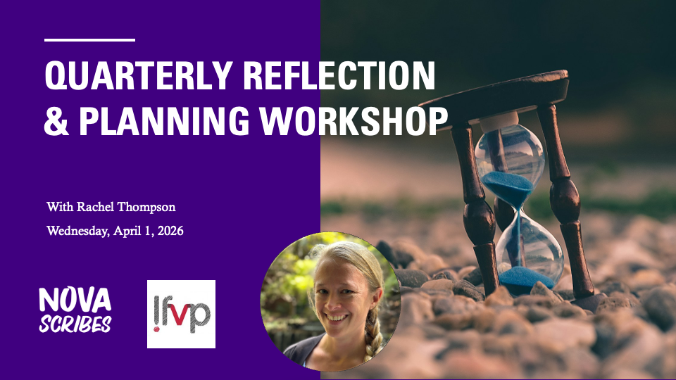 Quarterly Reflection & Planning Workshop Graphic