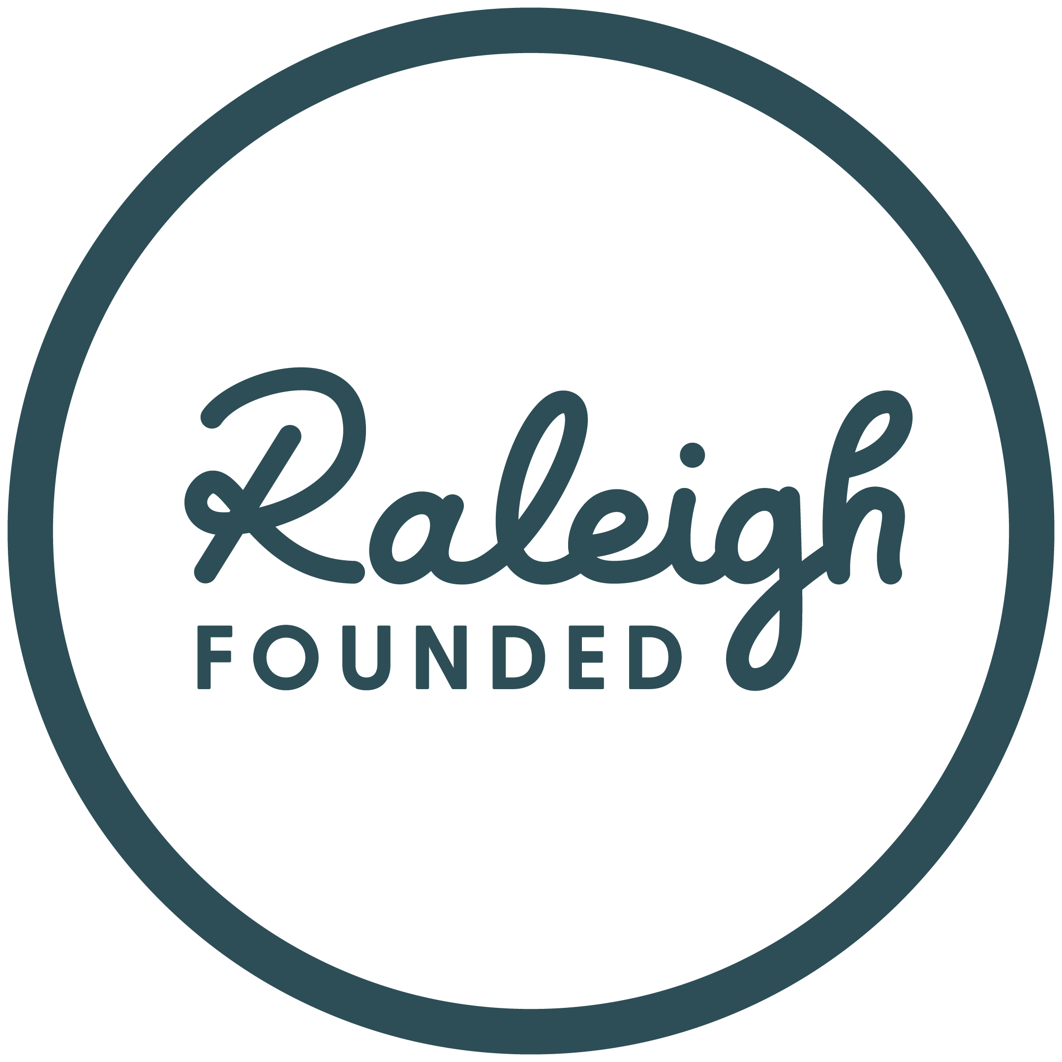 Raleigh Founded logo