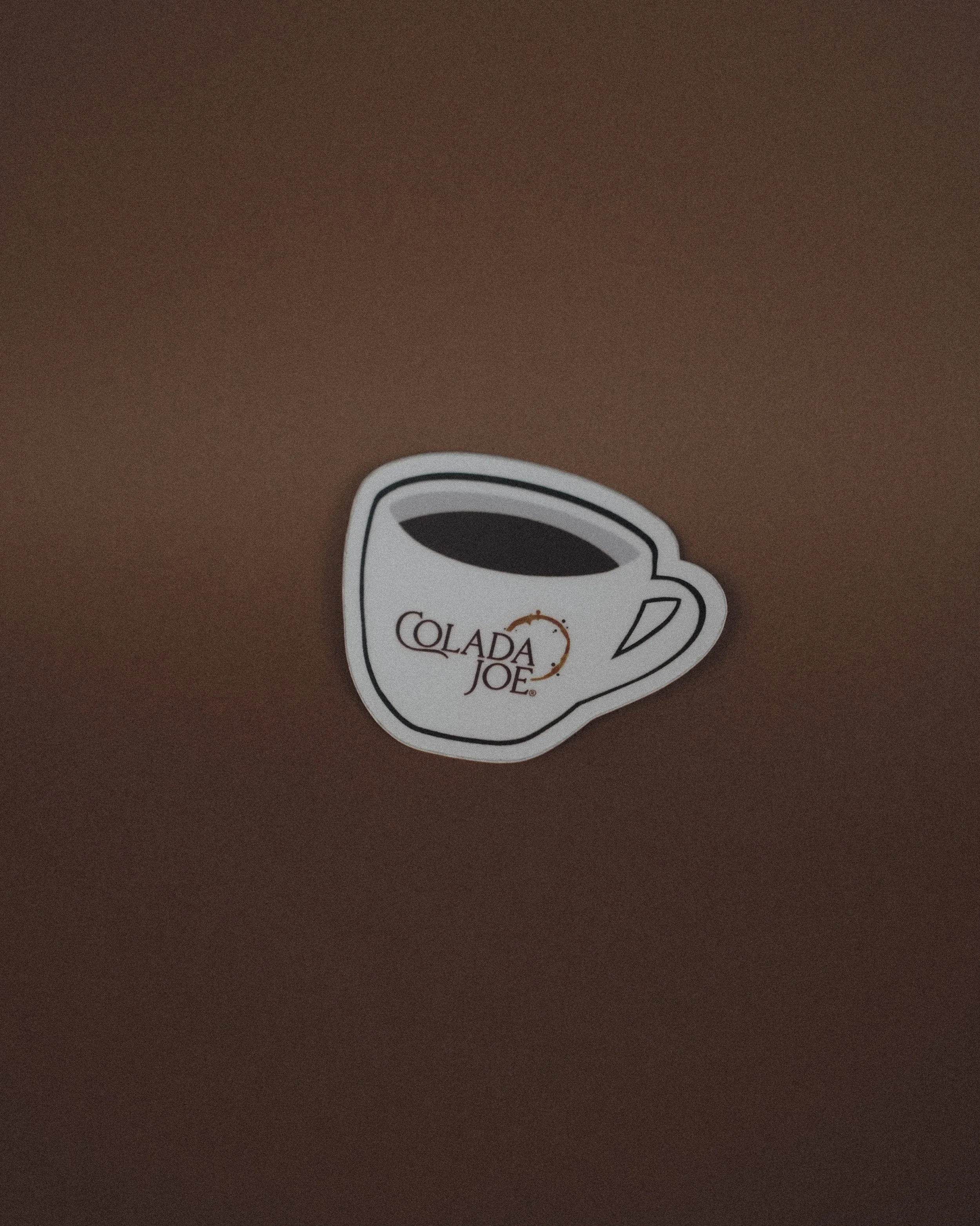 Colada Joe Cafecito Cup Sticker
