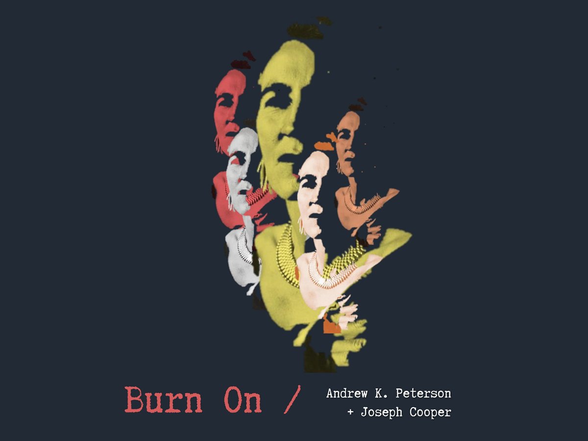 Book cover the chapbook Burn On