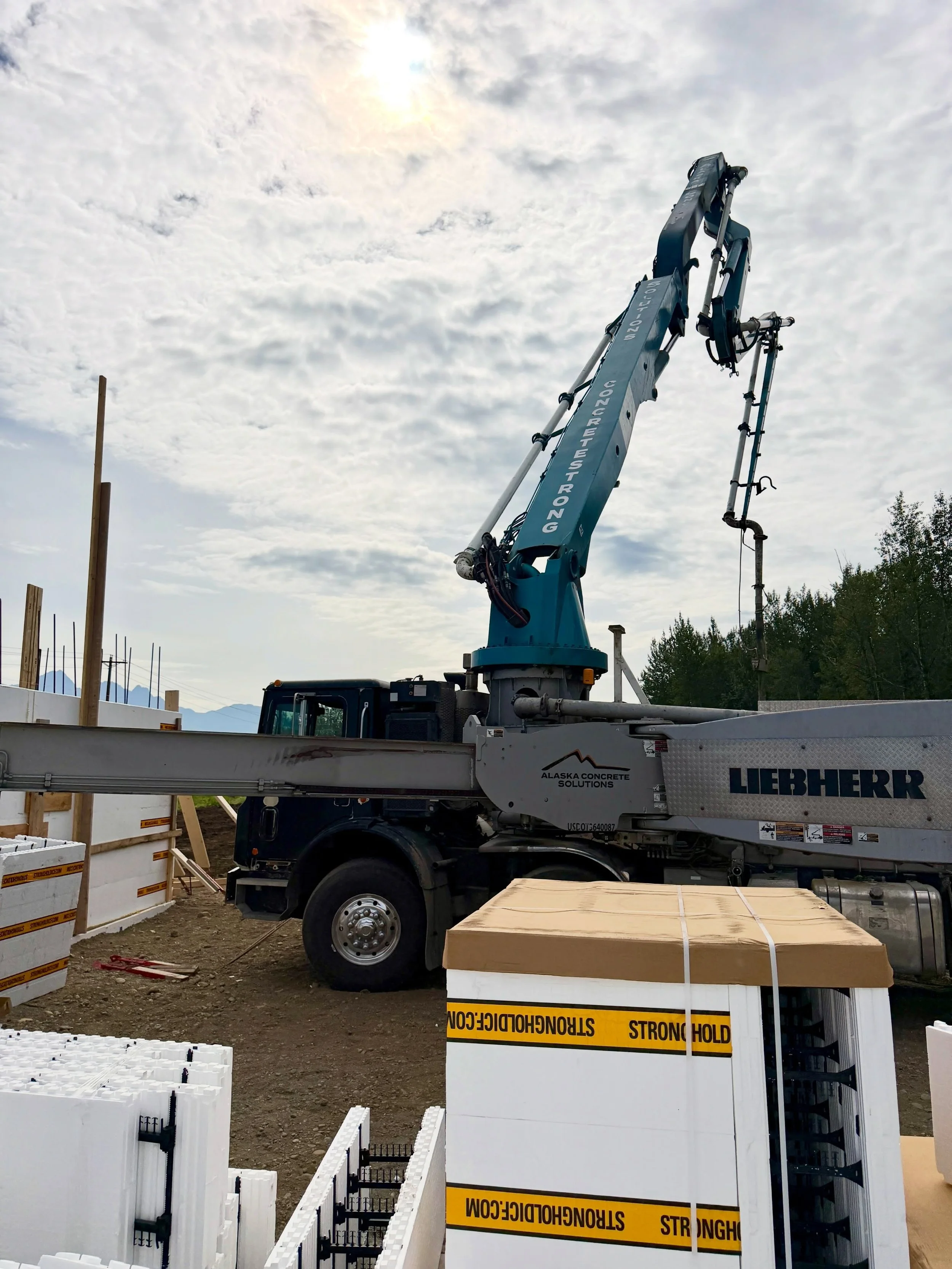 It&rsquo;s our first major pour using @stronghold.icf, now the premium insulated concrete form system used across @remotealaskasolutions projects and available statewide through our construction supply division.

Why Stronghold?

✔ Stronger fastening