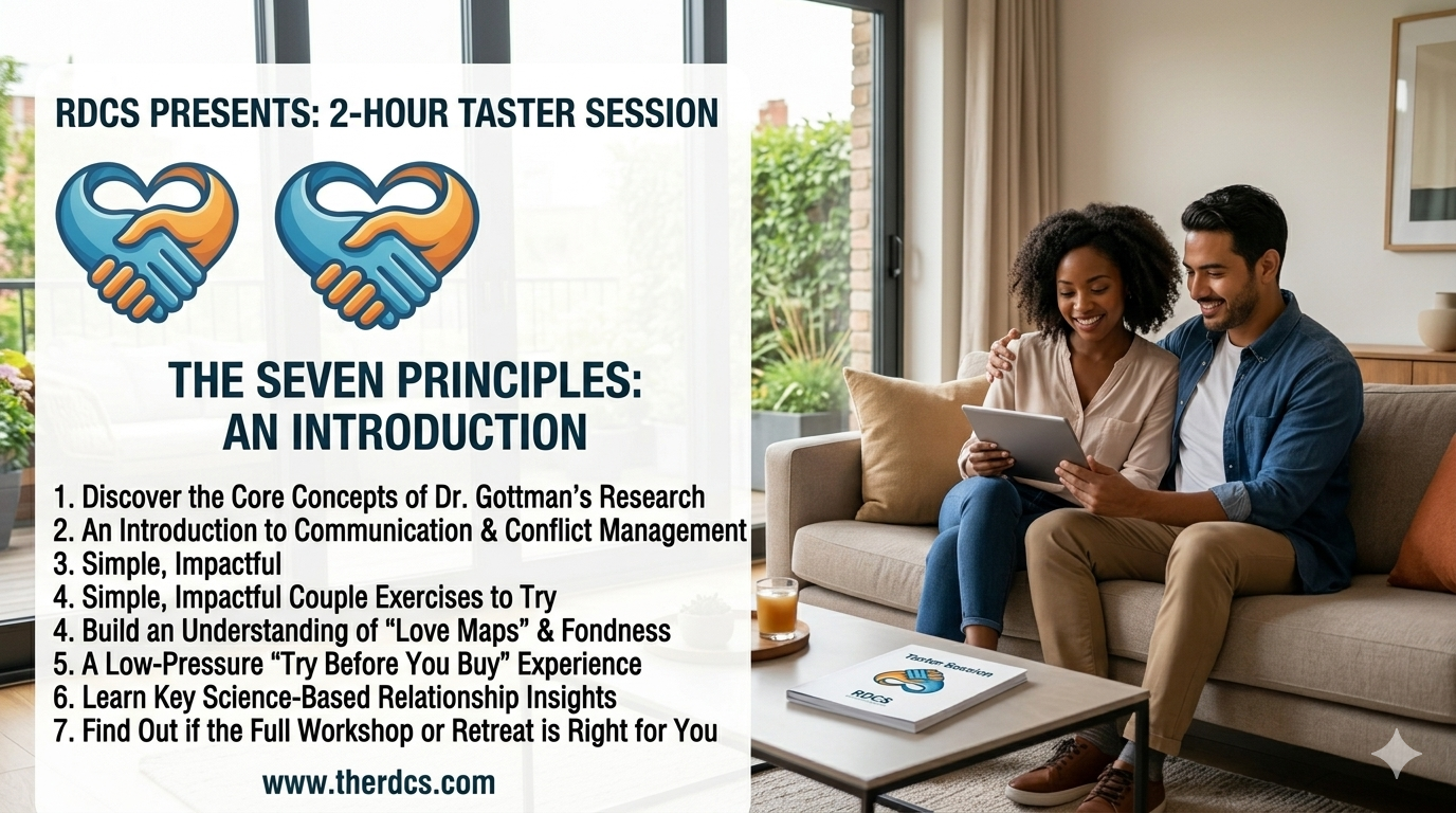 Two Hour Gottman Seven Principles for Making Marriage Work - Taster