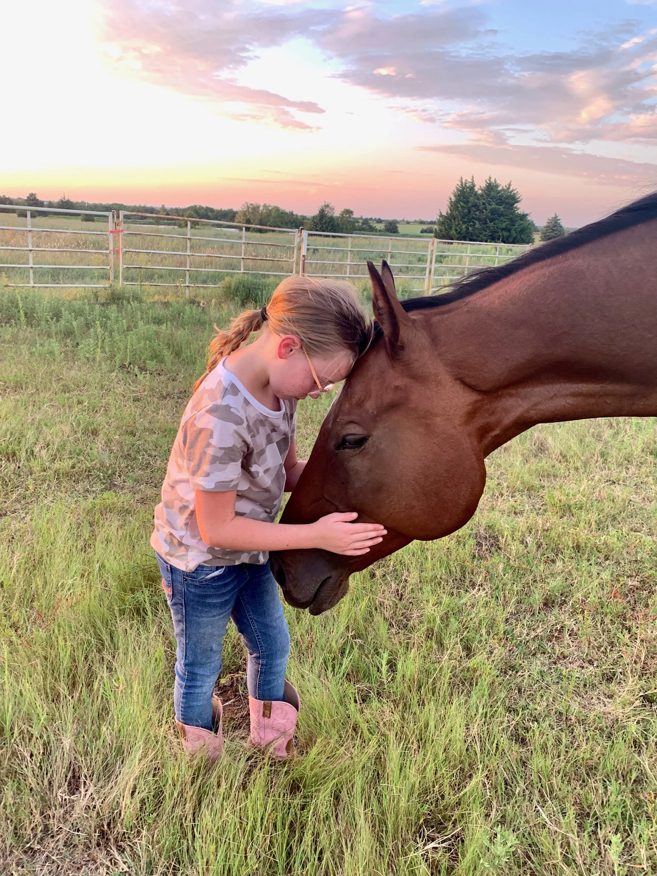 alaina's daughter and horse.JPG