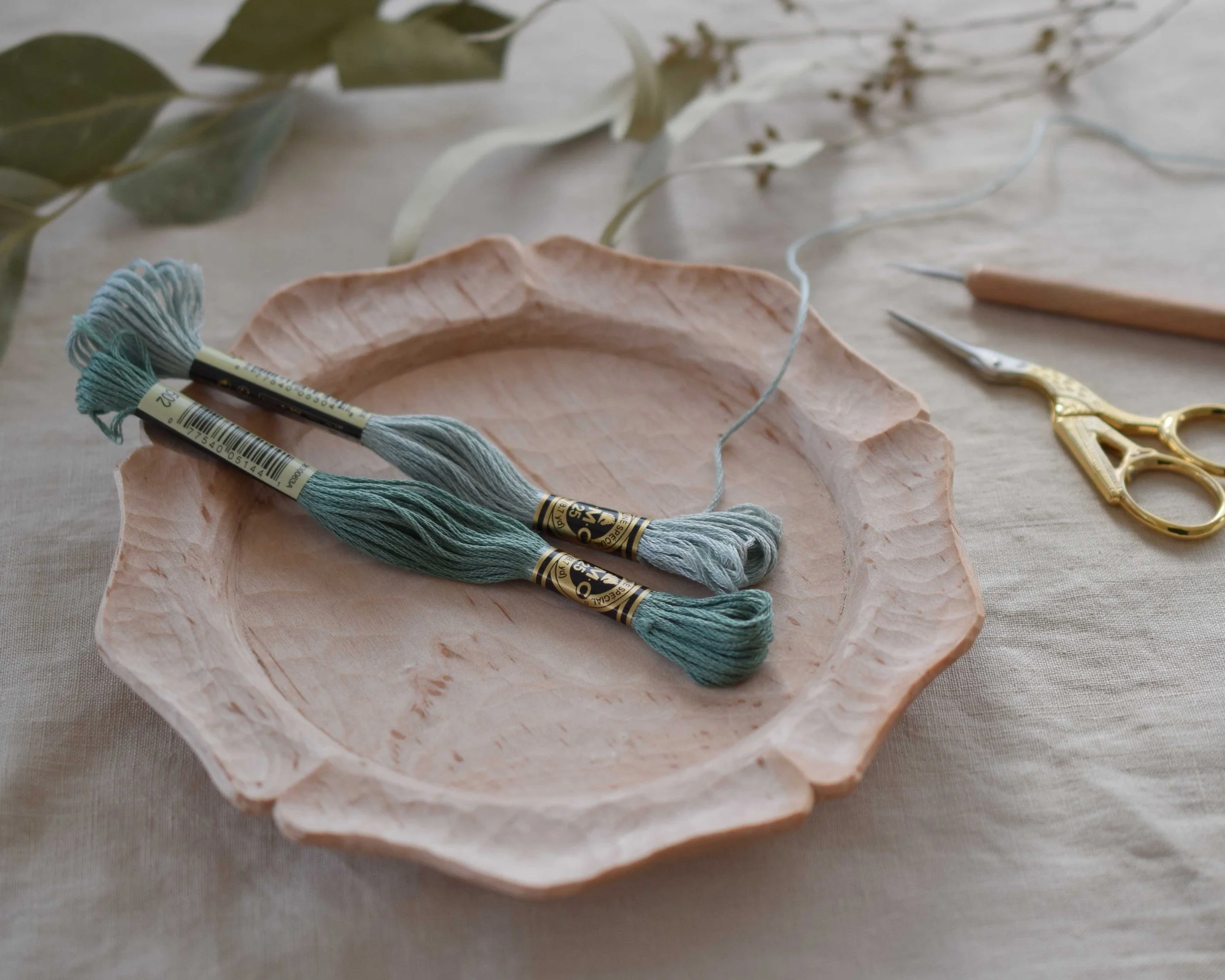 刺繍糸の扱い方