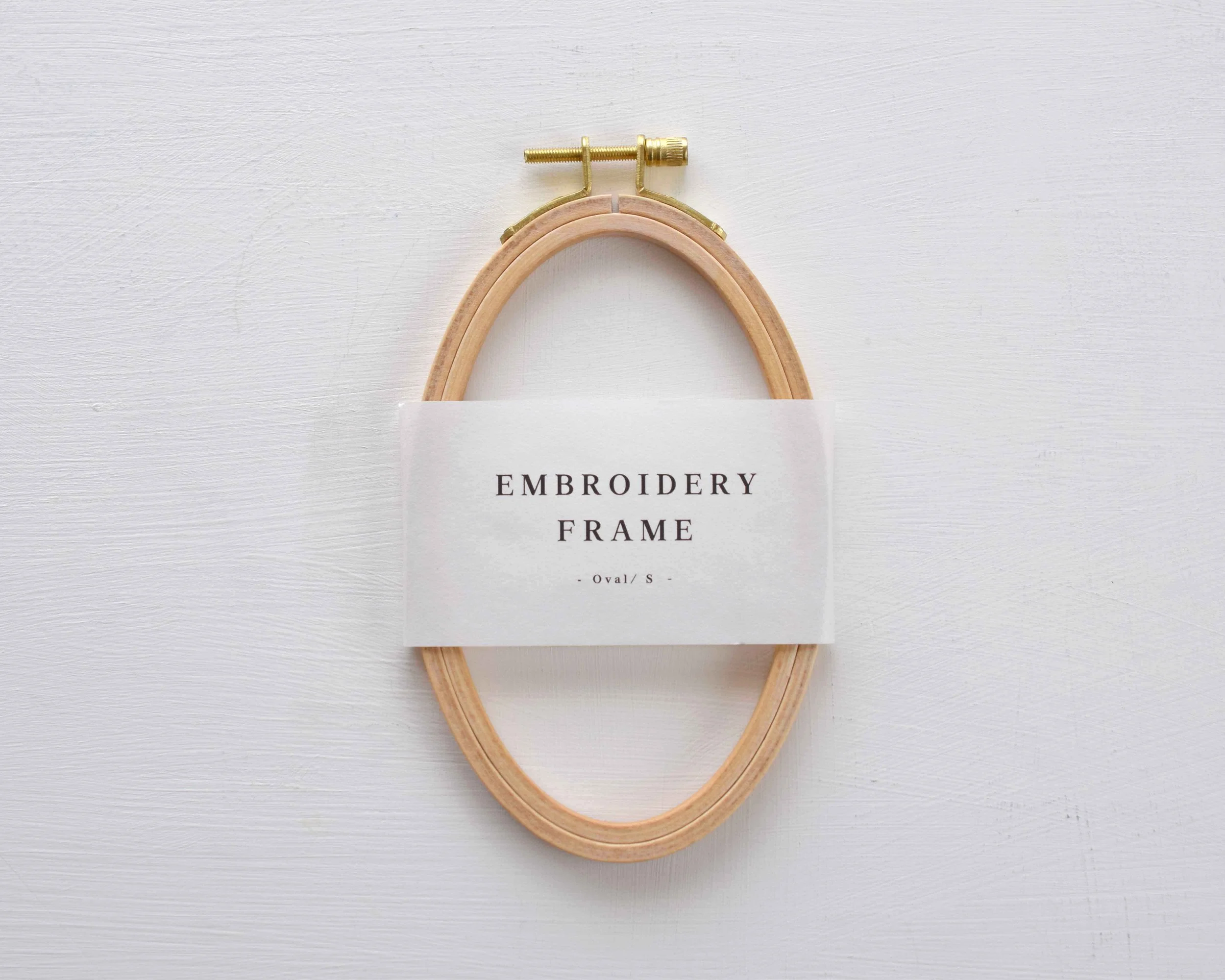 オーバル刺繍枠 S <br>¥1880