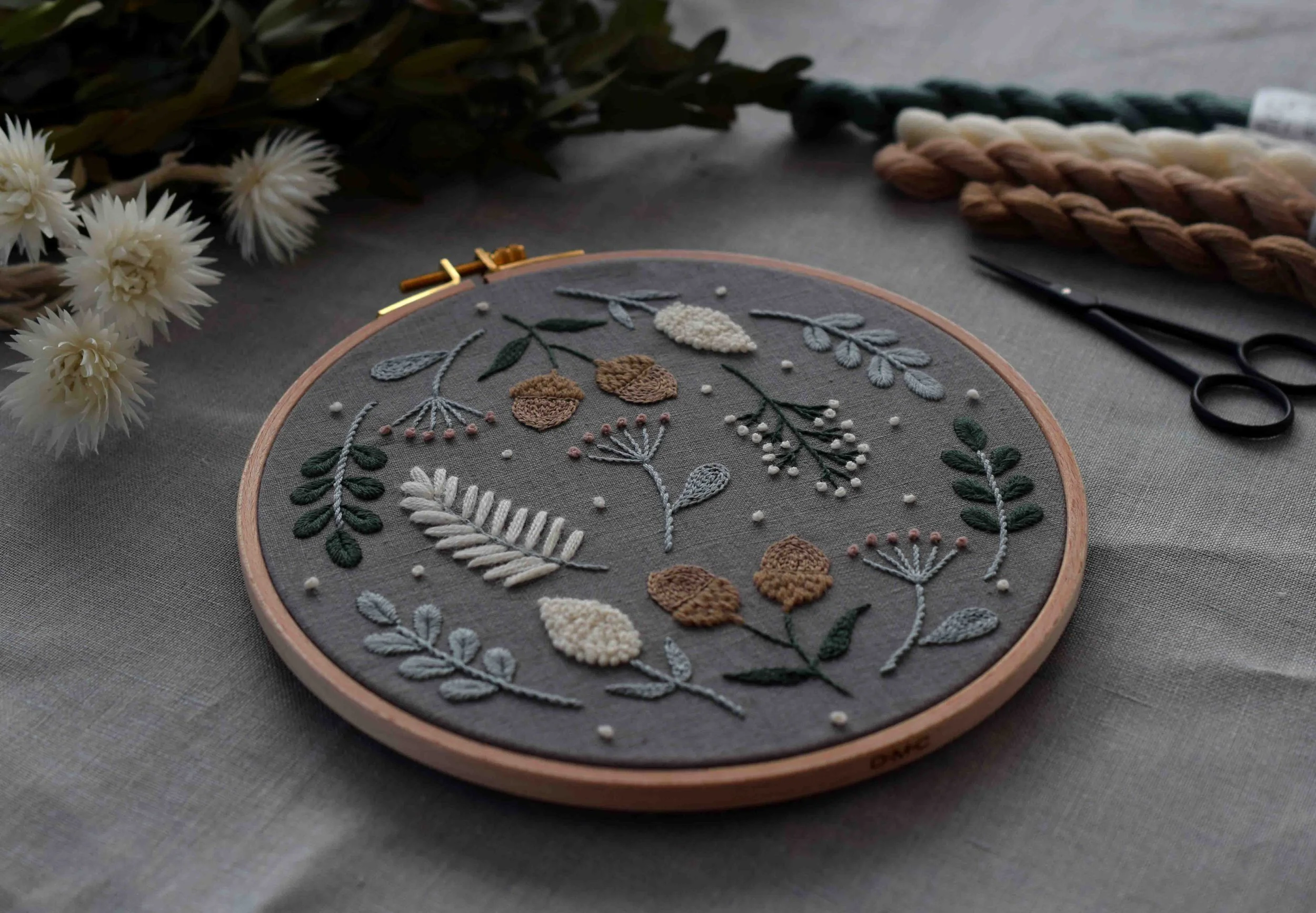 刺繍枠 18.5cm — 北欧てしごと教室