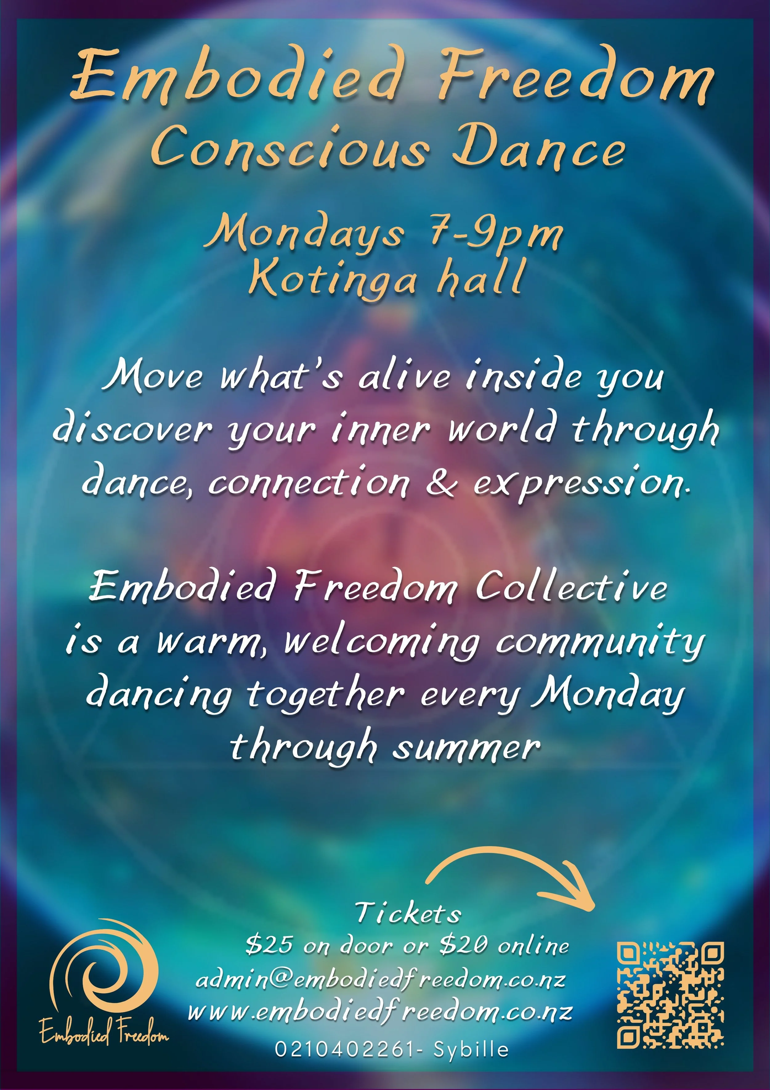 Monday nights with Embodied Freedom Collective