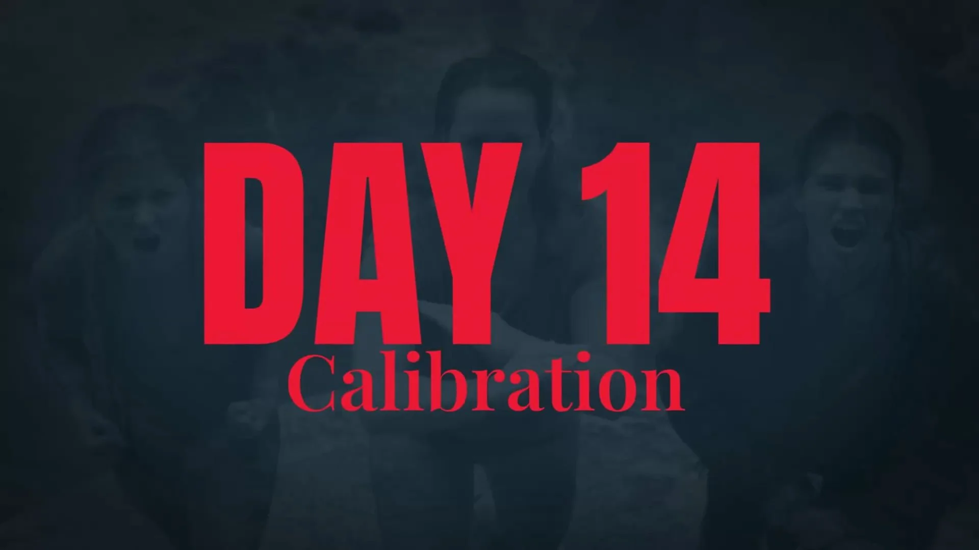 Day 14 - Calibration