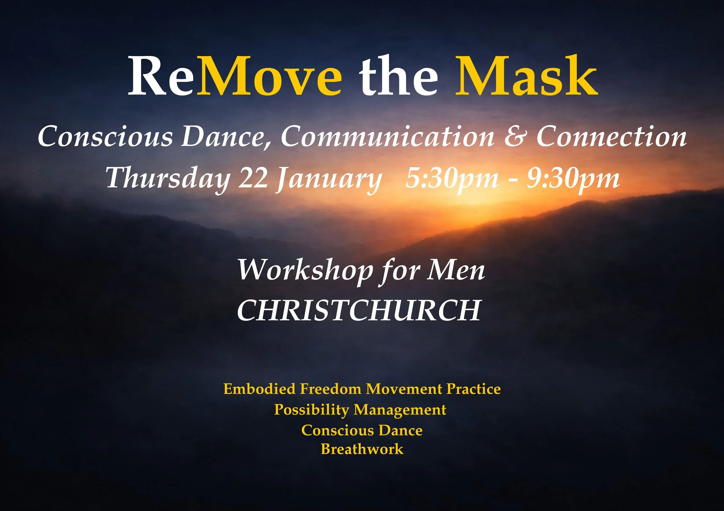 ReMove the Mask - Christchurch January 22 2026
