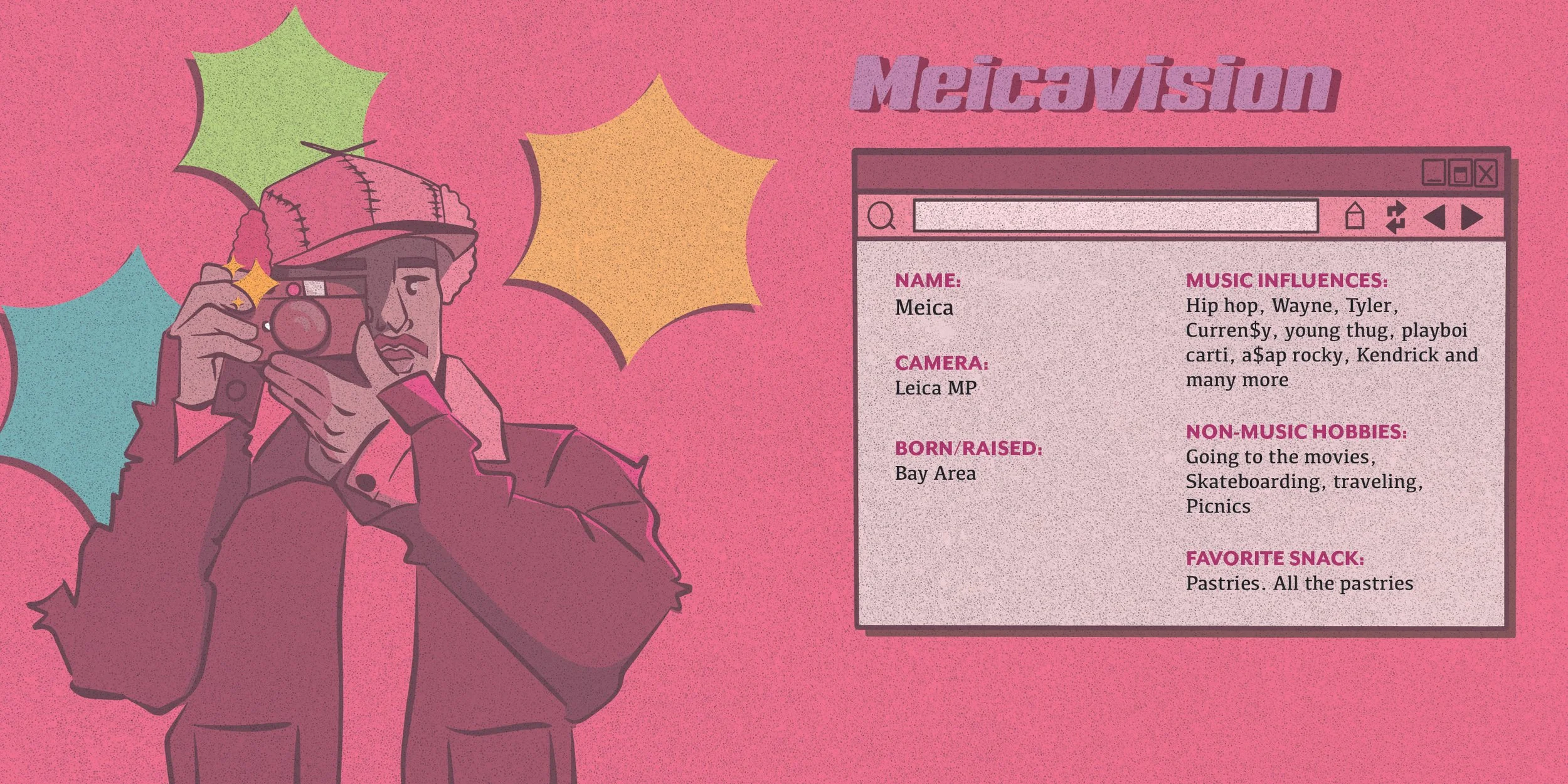 Album Art Booklet - Artist Bio Meicavision