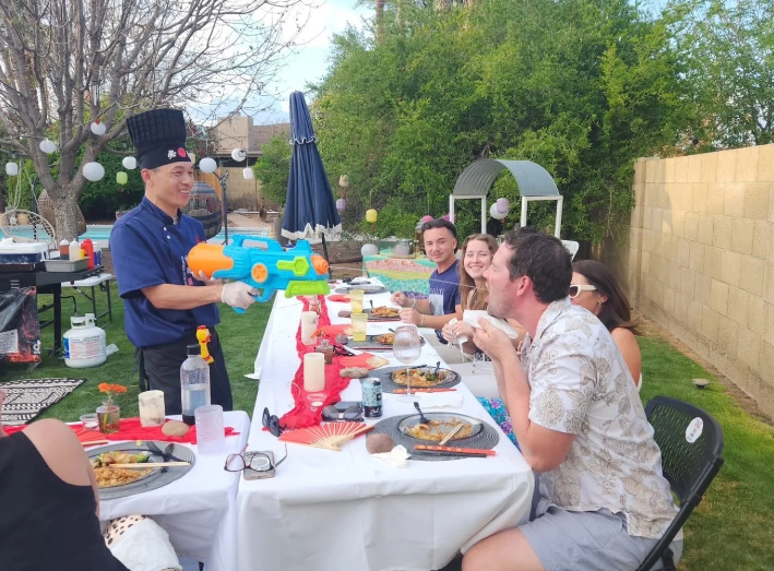 Backyard Hibachi in Travis City