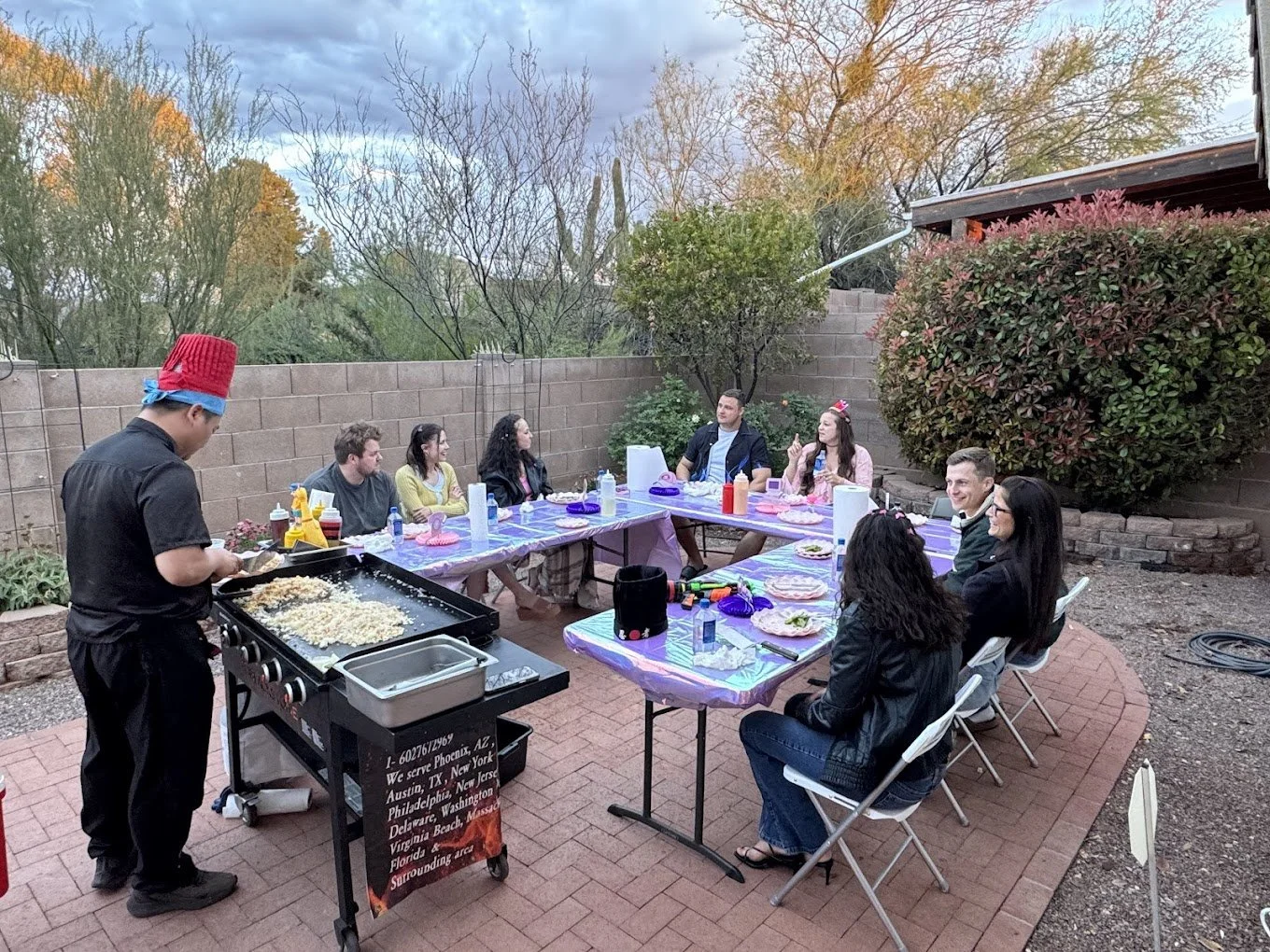 🌴 Why Scottsdale Pool Parties Are Better with Hibachi at Home