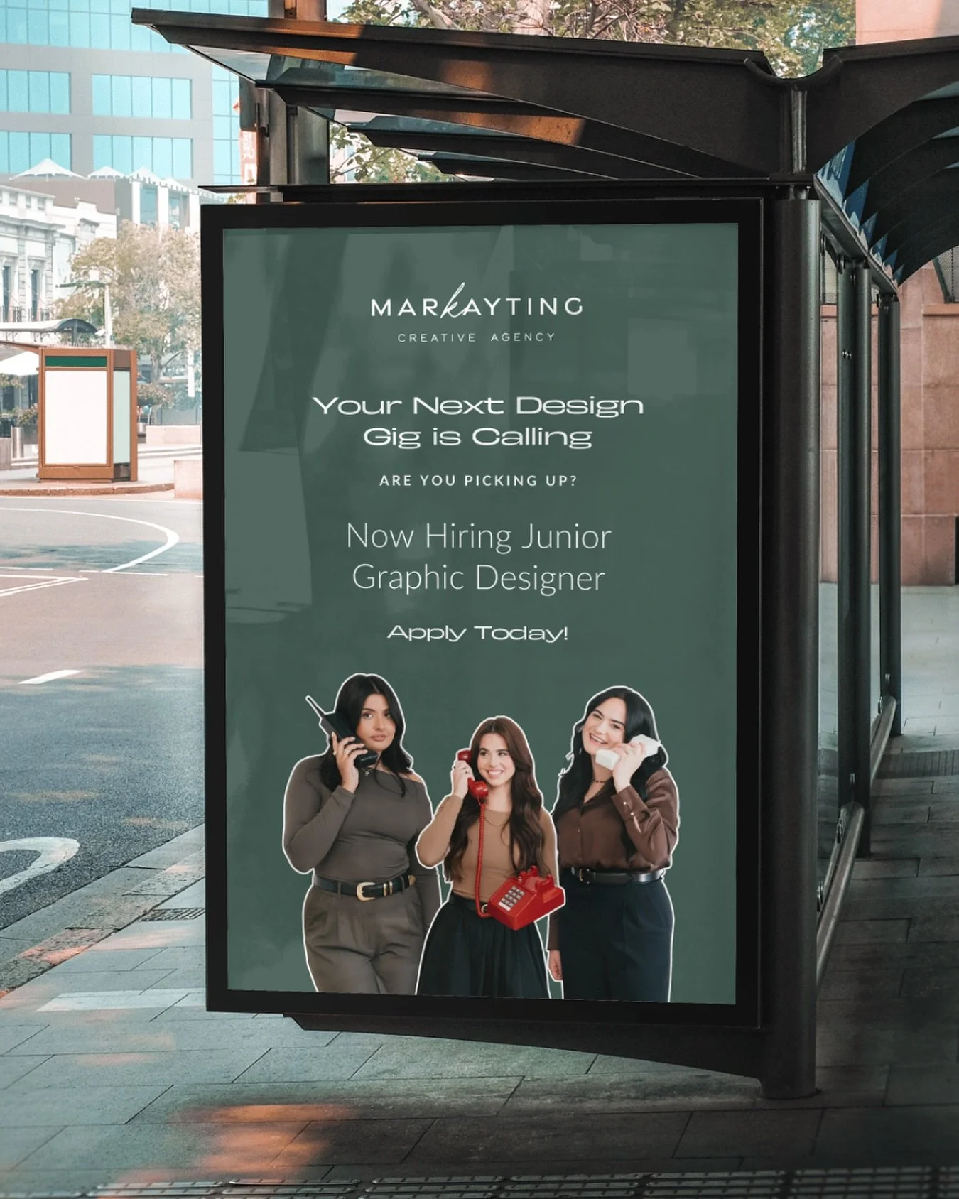 📞 Ring ring&hellip; your next design gig is calling!⁠
⁠
We&rsquo;re looking for a Junior Graphic Designer to join our team at Markayting⁠

✨ Part-time to start (with the goal of growing into full-time!)⁠
✨ Hybrid &ndash; work from home and in-office