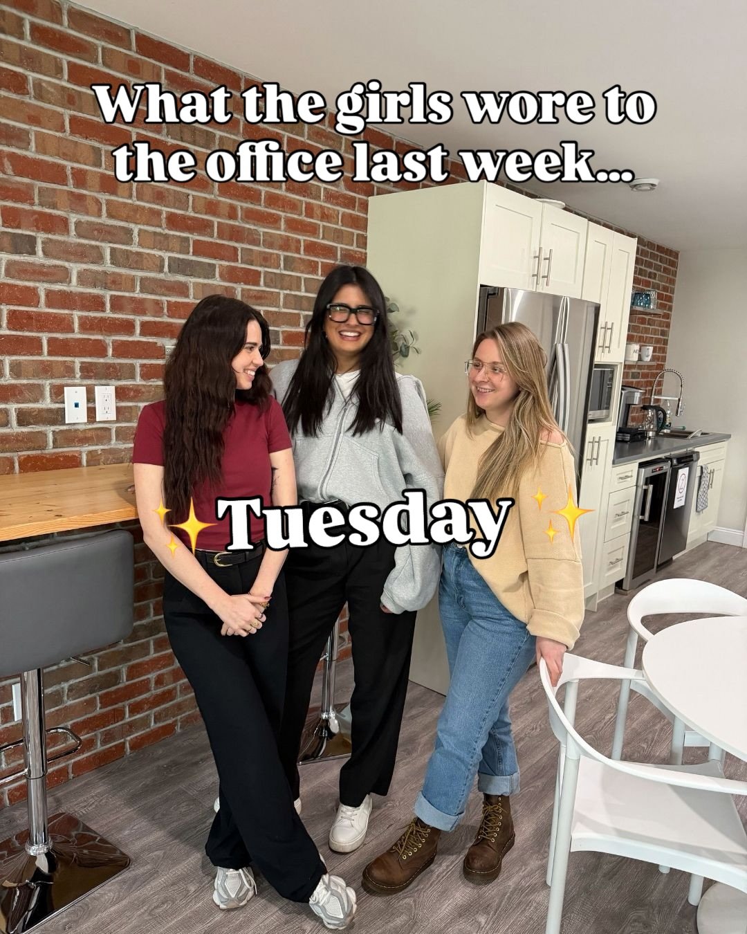 Office outfits of the week.
One in-office day.
The rest worked from home.
The work still hits, even if the outfits stay off-camera.