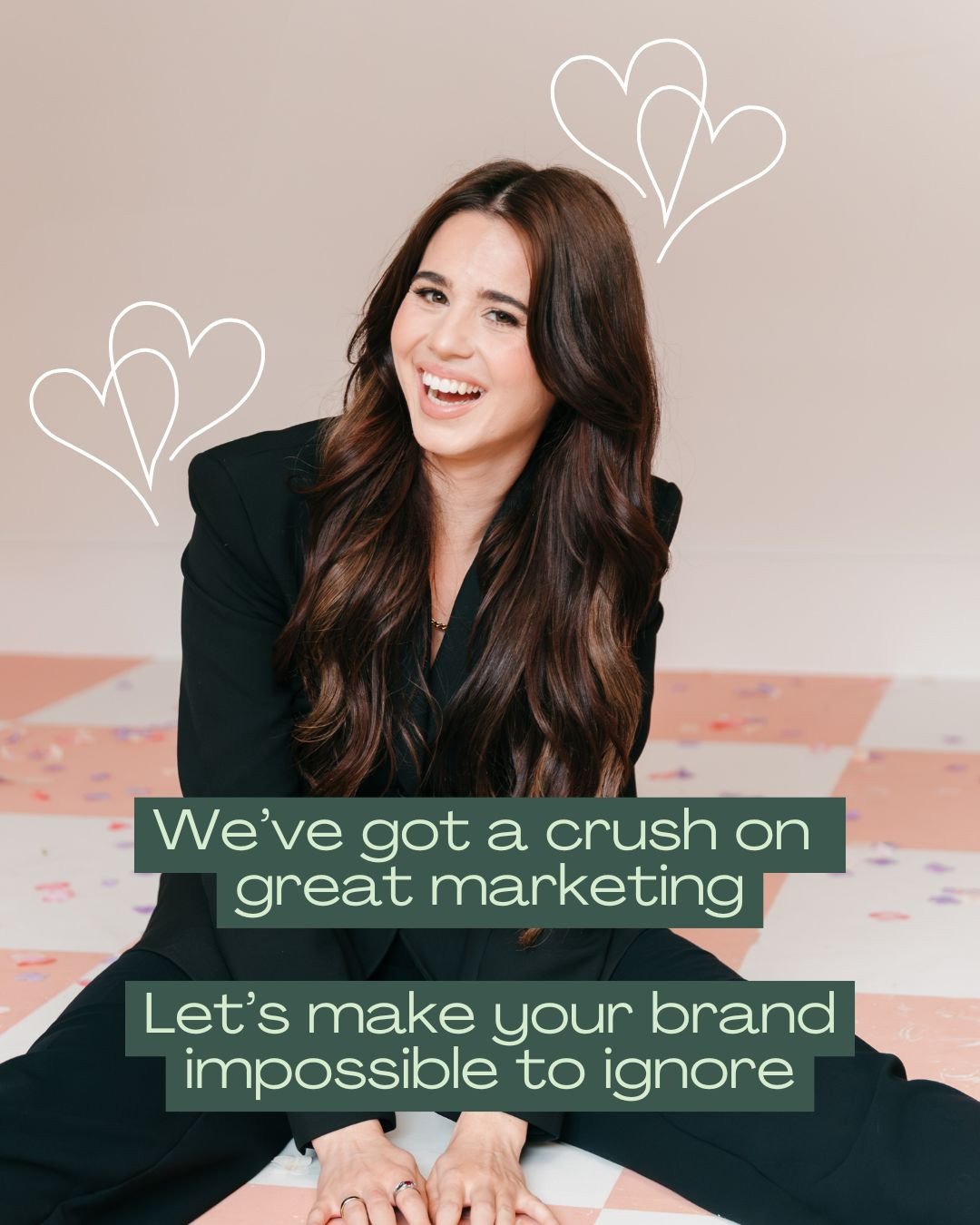 We&rsquo;ve got a crush on great marketing, and on helping your brand stand out.⁠
⁠
 Just like a perfect match, strategy and design work best together. ⁠
⁠
Whether it&rsquo;s a campaign, content, or visuals, we make sure your audience falls in love w