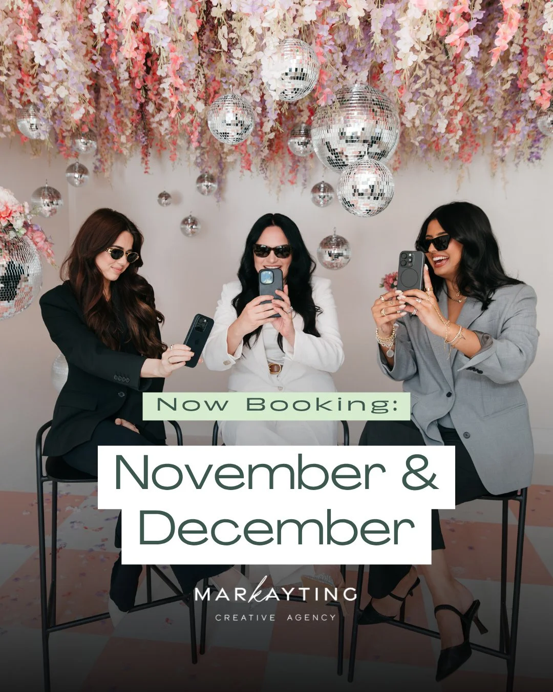 Your holiday campaign shouldn&rsquo;t start the week before Black Friday. 😉⁠
⁠
We&rsquo;re now booking November and December projects! Whether you&rsquo;re planning a seasonal promotion, need fresh content, or want to tackle that website update befo