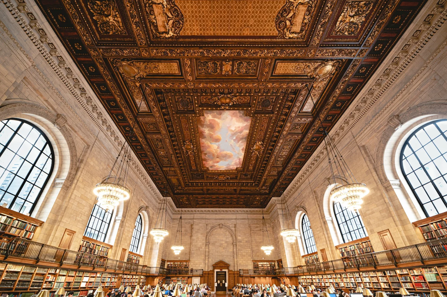 Historic New York Public Library main branch