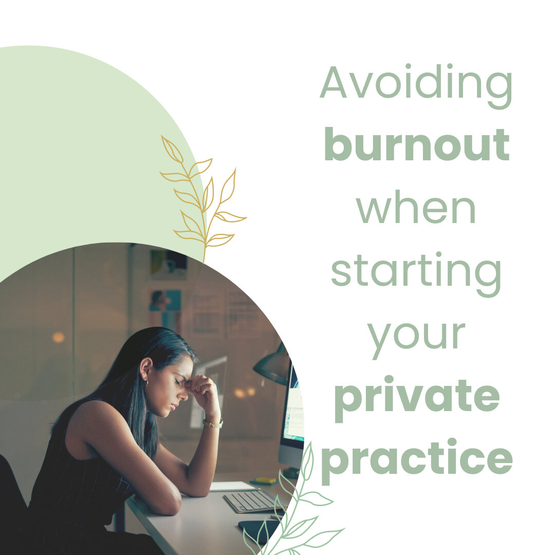 Want to know the secret to avoiding burnout when starting your private practice? ​​​​​​​​
​​​​​​​​
Ask for help!​​​​​​​​
​​​​​​​​
Make sure you are spending your time in your areas of genius! You are not expected to know it all straight away which is