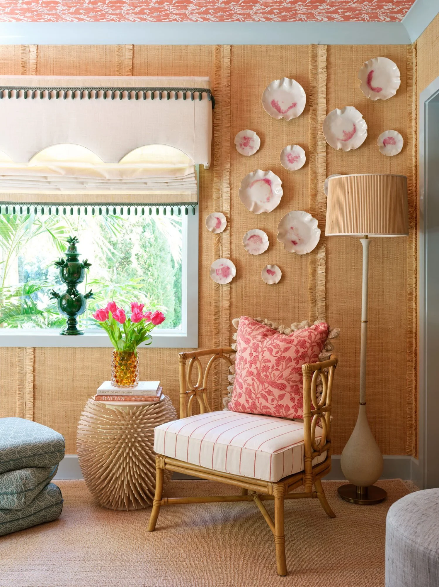 Coastal preppy chic interior design at Kips Bay