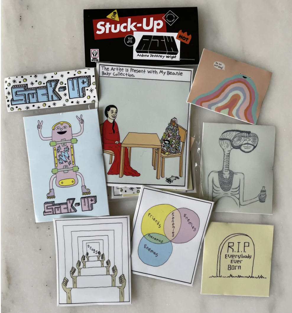Andrew Jeffrey Wright x Stuck-Up Sticker Set