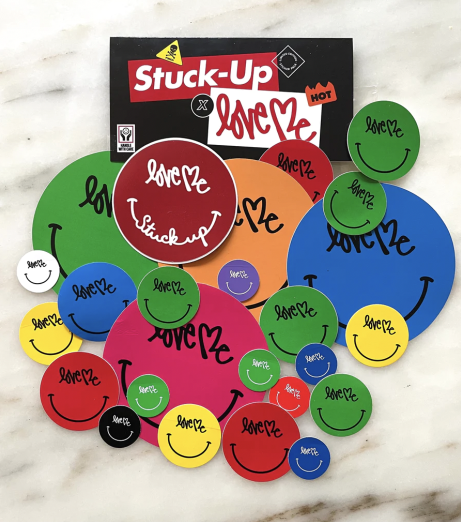 LOVE ME / Curtis Kulig x Stuck-Up Sticker Set
