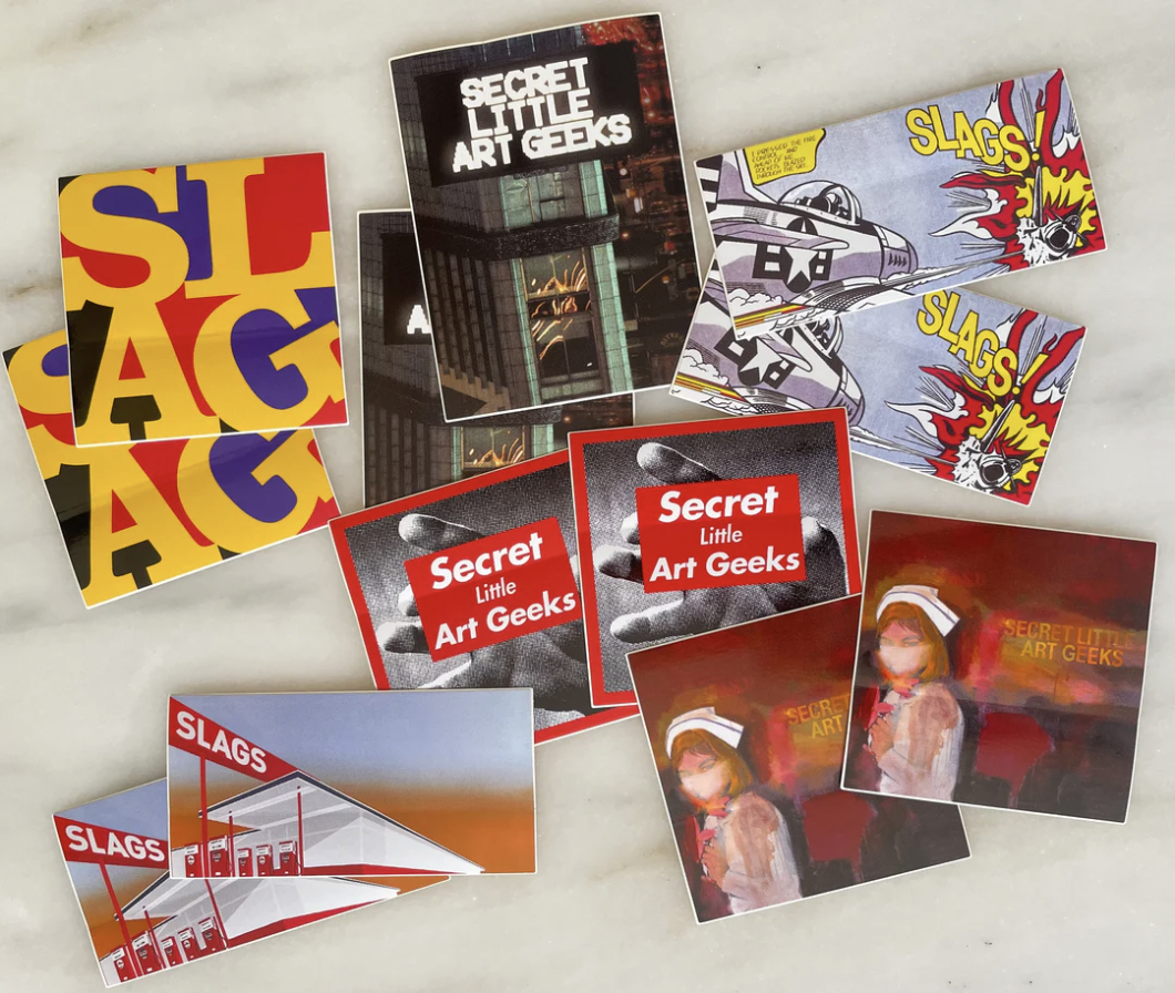 Secret Little Art Geeks x Stuck-Up Sticker Set